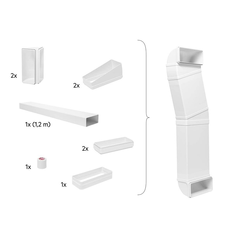 Half Piping Kit Electrolux for Induksjonstopp