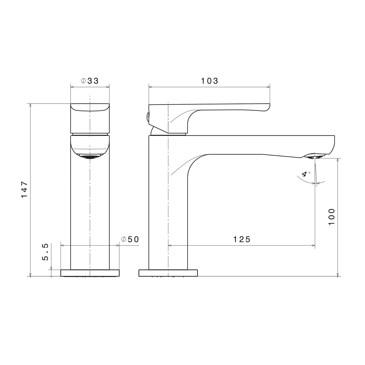 Servantbatteri Newform Linfa II