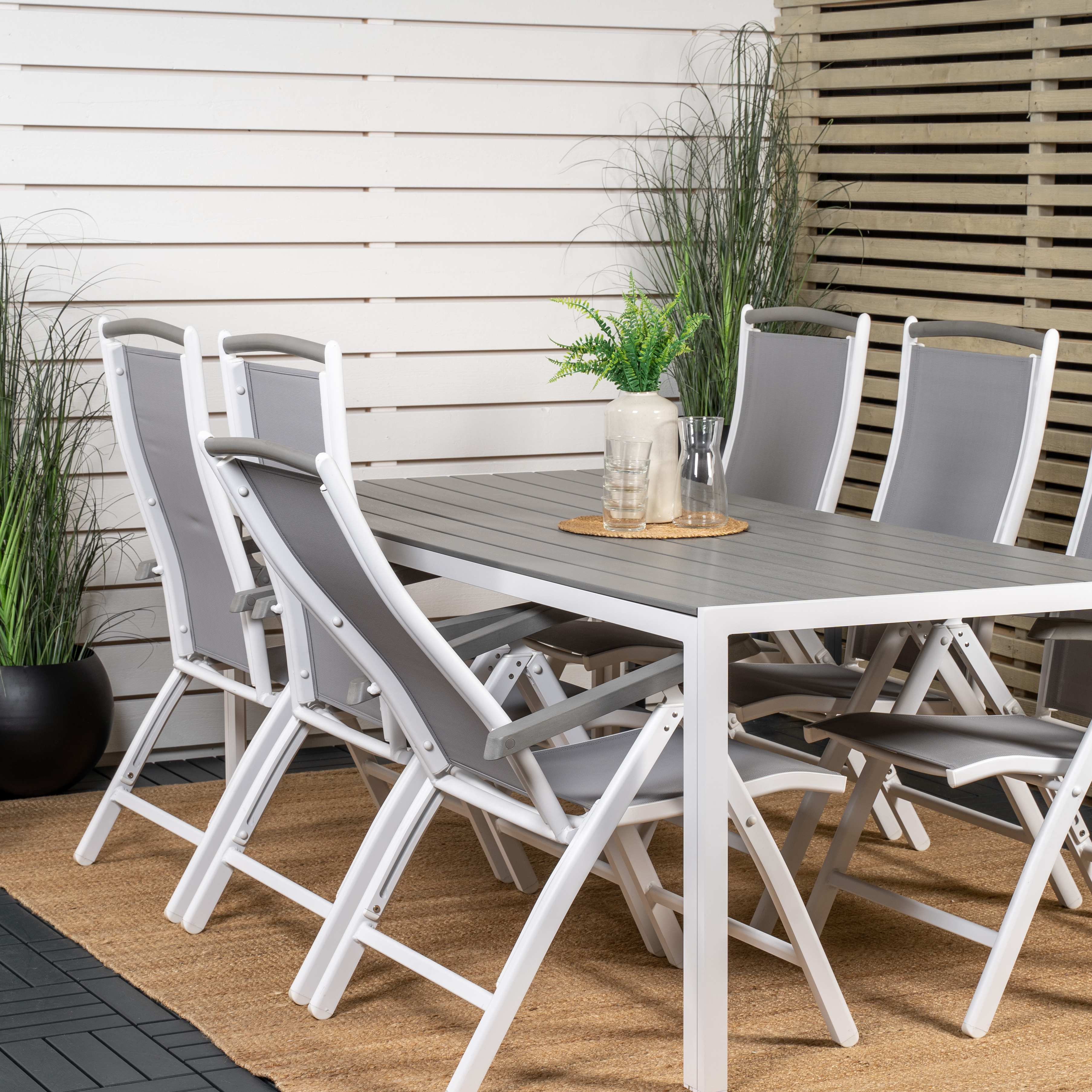 Spisegruppe Venture Home Bront 205 med 6 Aleyna Stoler