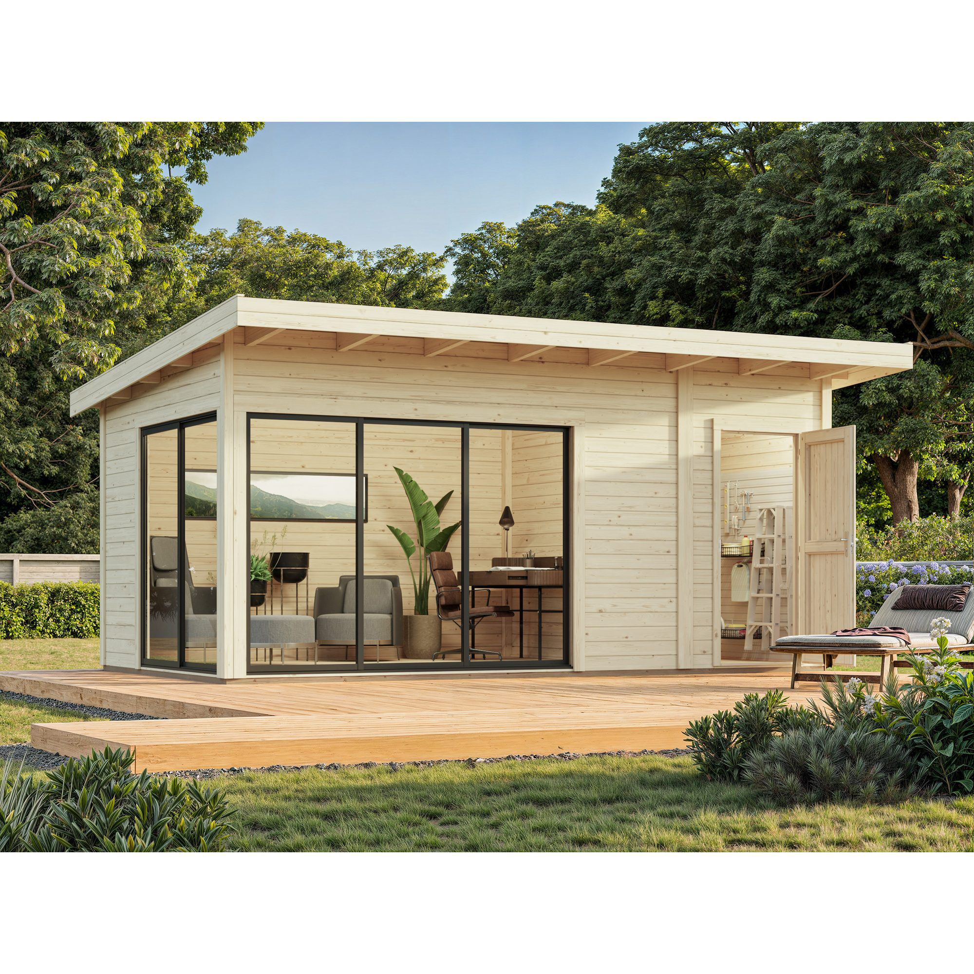 Hagestue Palmako Andrea 15,9 m² Slide Plus (inv. 15,2 m²)
