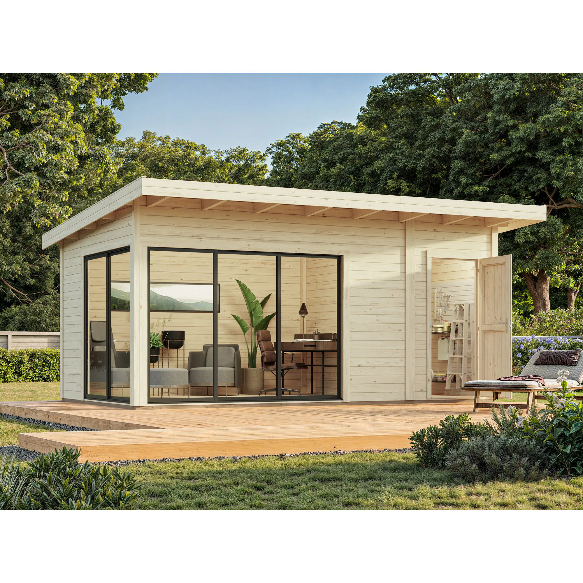 Hagestue Palmako Andrea 15,9 m² Slide Plus (inv. 15,2 m²)