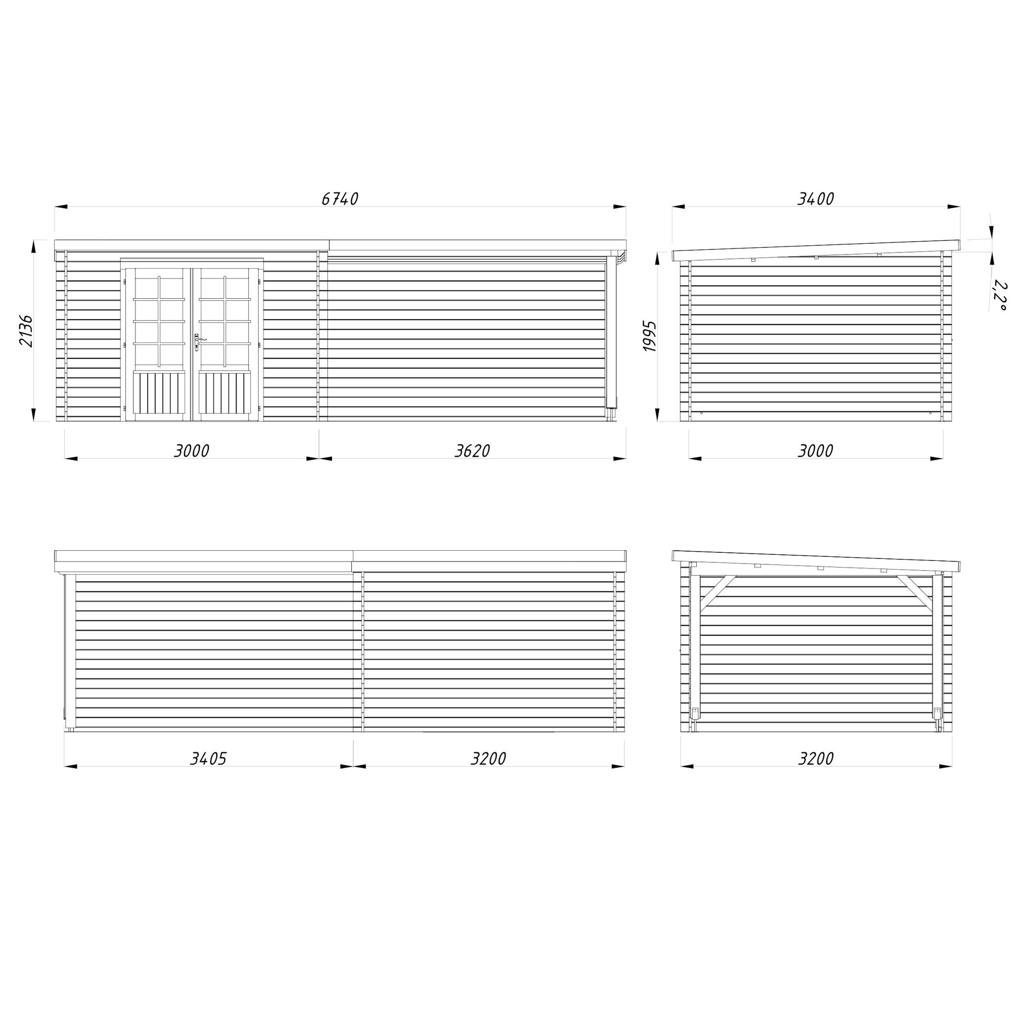Hagestue Palmako Ella 18,7 m2