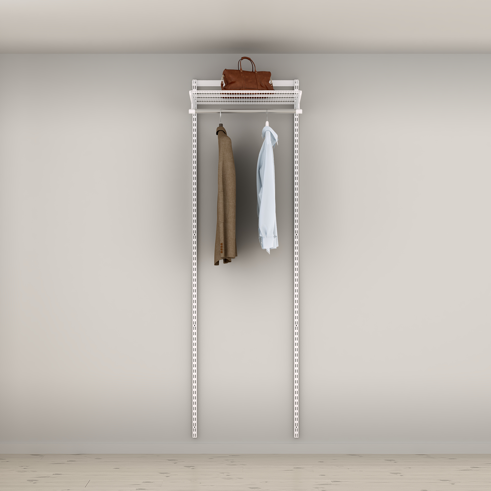 Garderobeløsning Elfa Ready Solution Classic 1 Hvit B: 607 mm