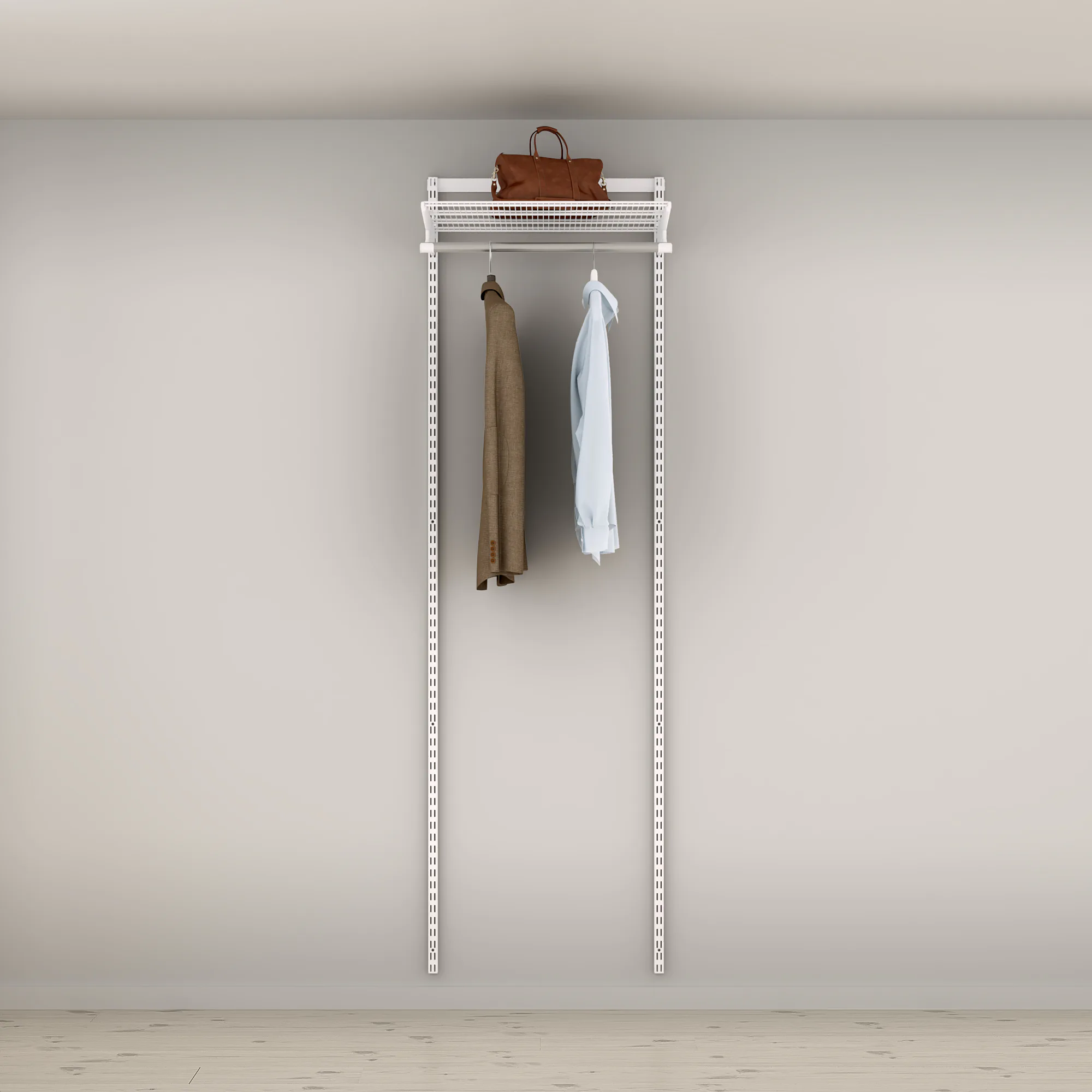 Garderobeløsning Elfa Ready Solution Classic 1 Hvit B: 607 mm