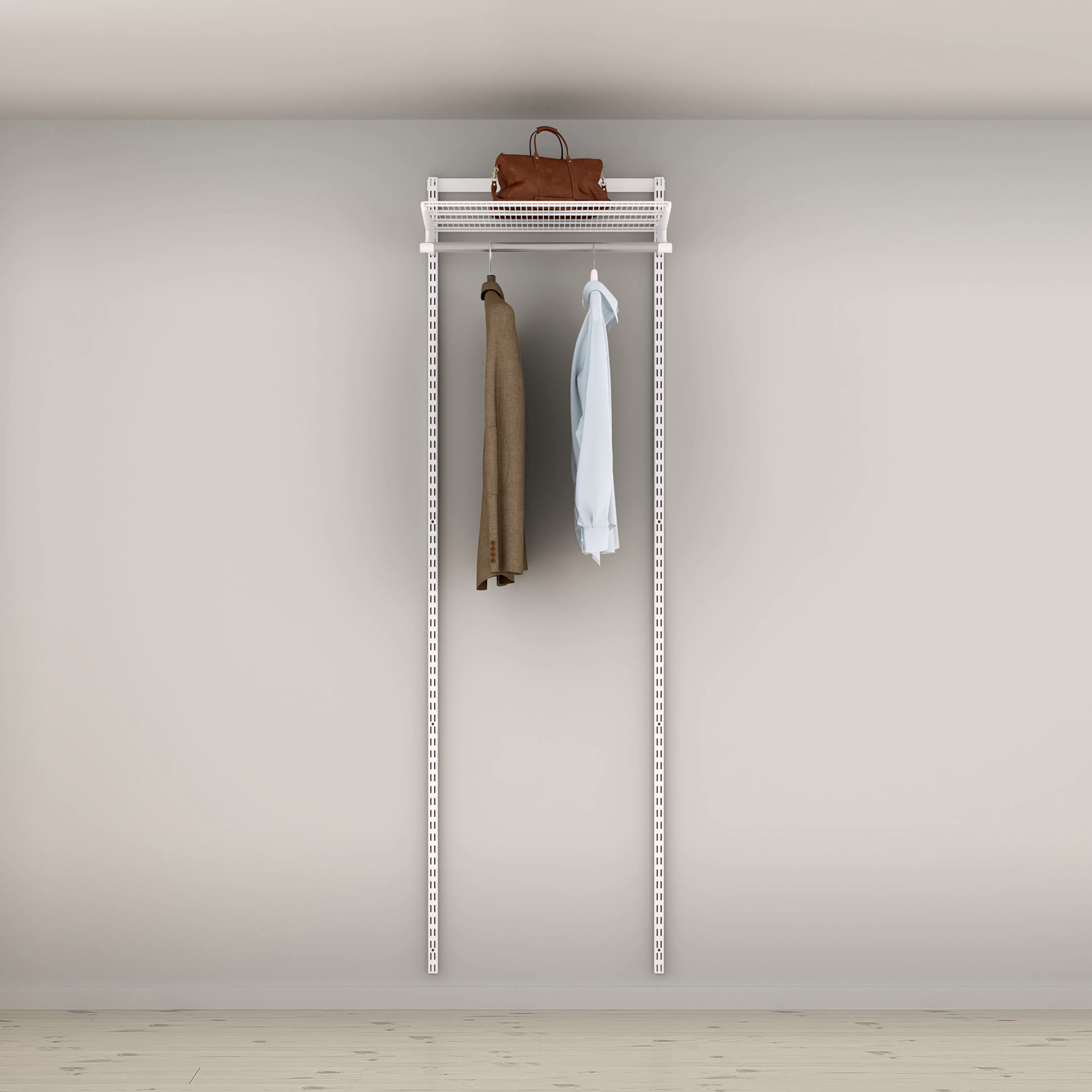 Garderobeløsning Elfa Ready Solution Classic 1 Hvit B: 607 mm