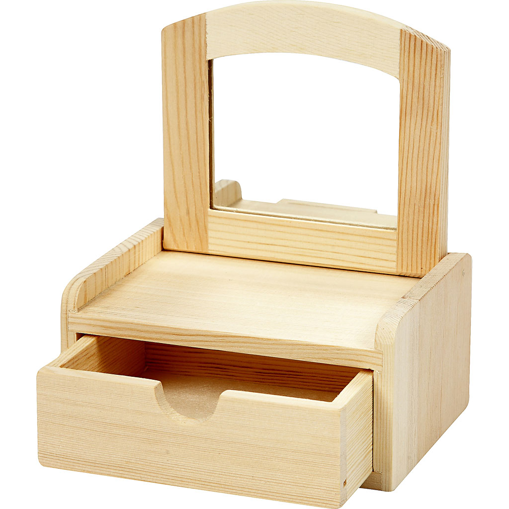 Skuff Creativ Company med Speil Str 12x10x6,5 cm 1 Stk