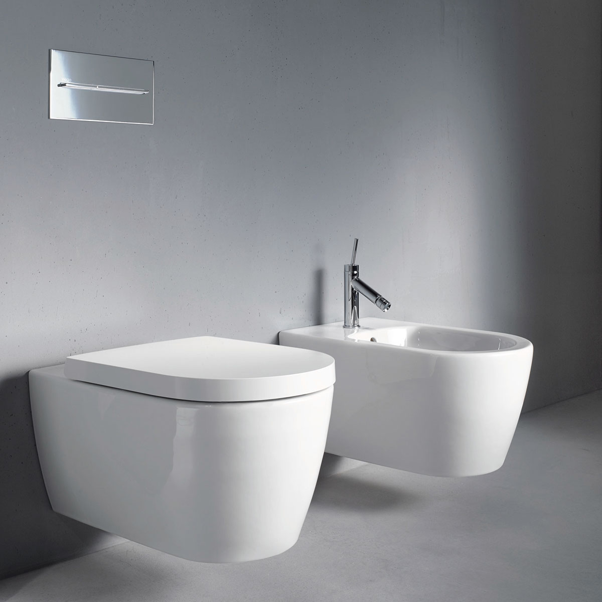 Vegghengt Toalett Duravit Me by Starck 252909 uten Toalettsete