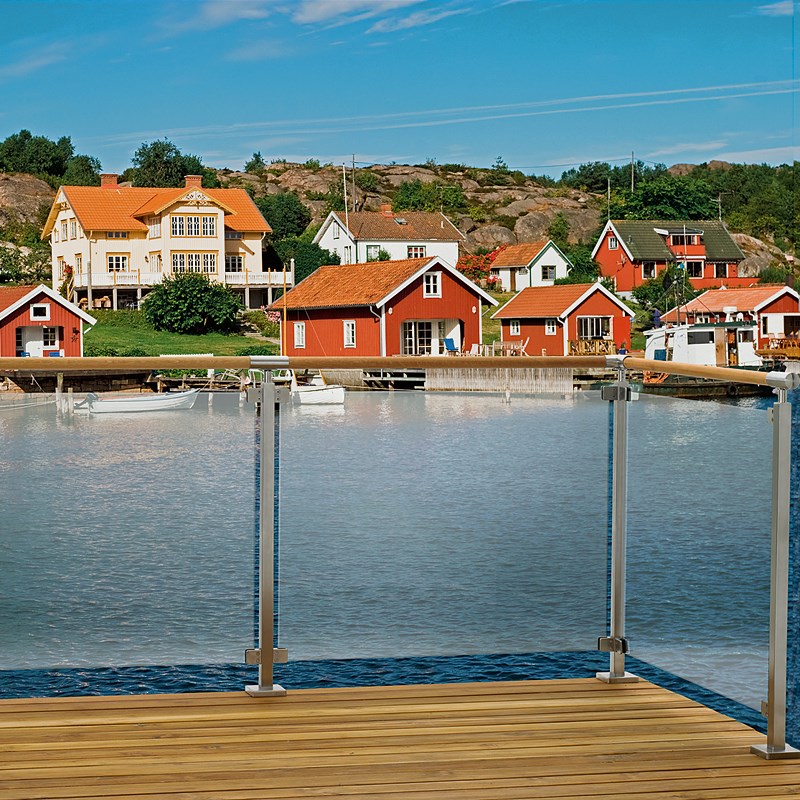 Glassrekkverk Jabo til Glassrekkverk Bertil 110x85