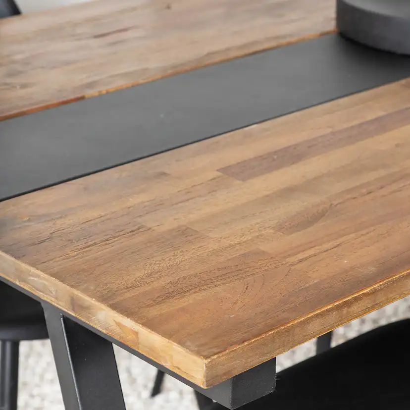 Spisegruppe Venture Home Jane med 6 Pop Stoler
