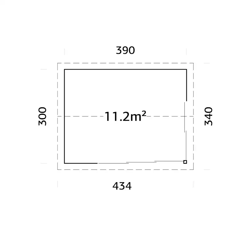 Hytte Palmako Amanda 11,7 m2
