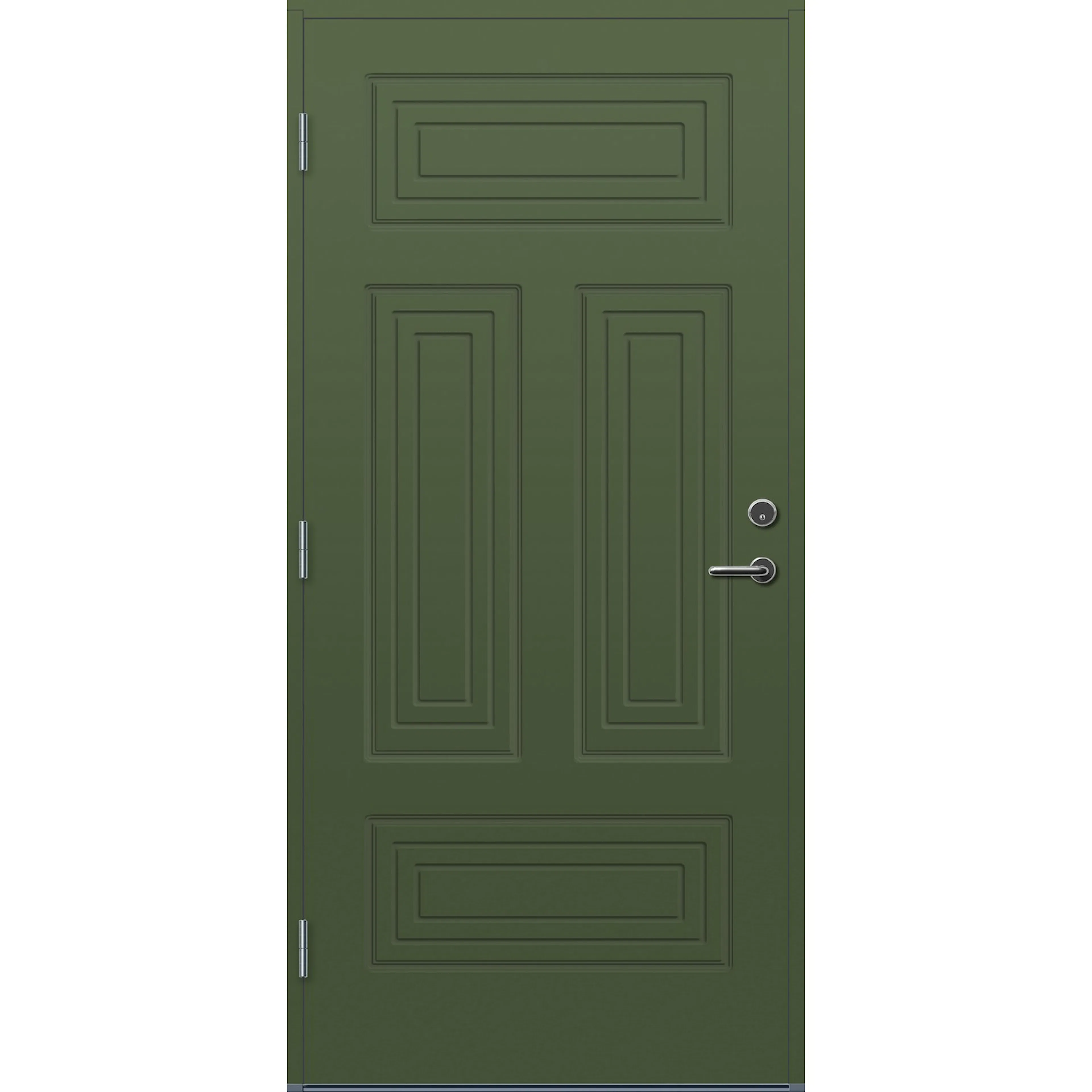 DØR YD STAVERN 10X20V GRØNN BxH: 100x200 cm - Venstre, NCS S-6020-G30Y, Grønn