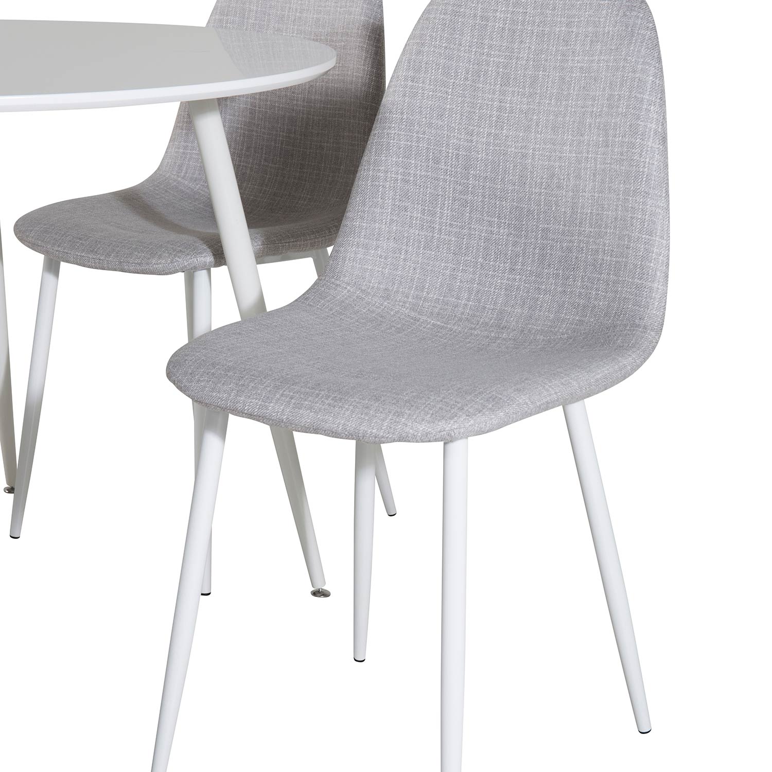 Spisegruppe Venture Home Plake med 4 Pobbie Stoler Polyester Rundt