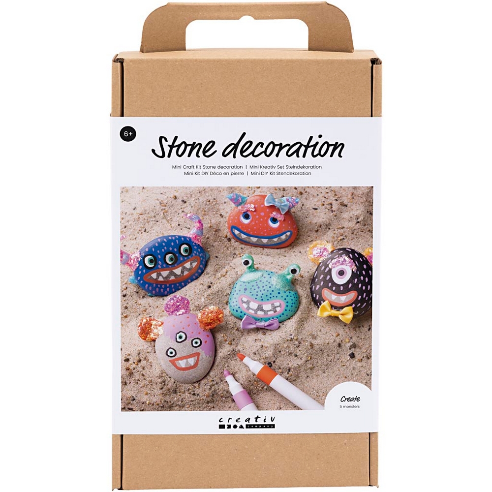 Hobbysett Creativ Company DIY Kit Steindekorasjon Monster