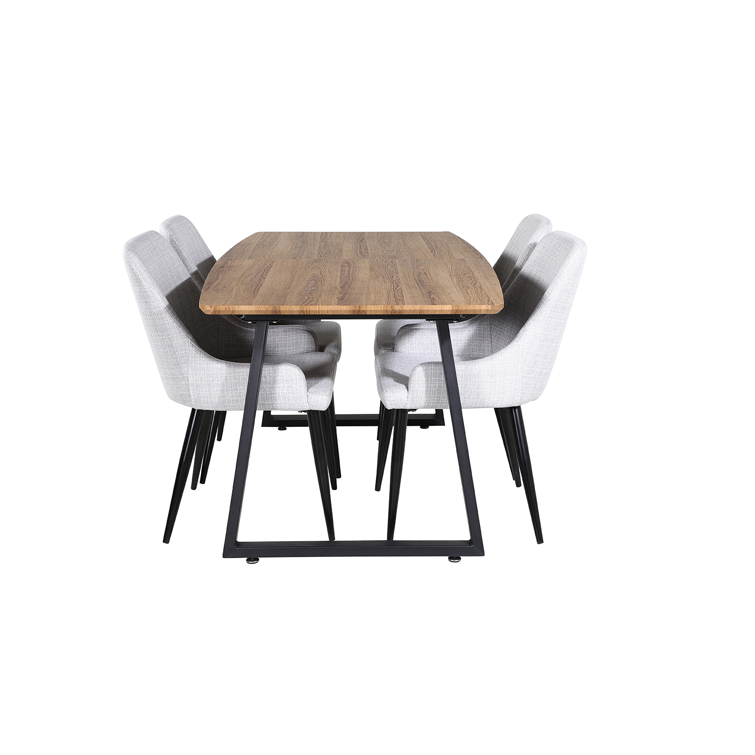 Spisegruppe Venture Home Ina med 4 Plake Stoler