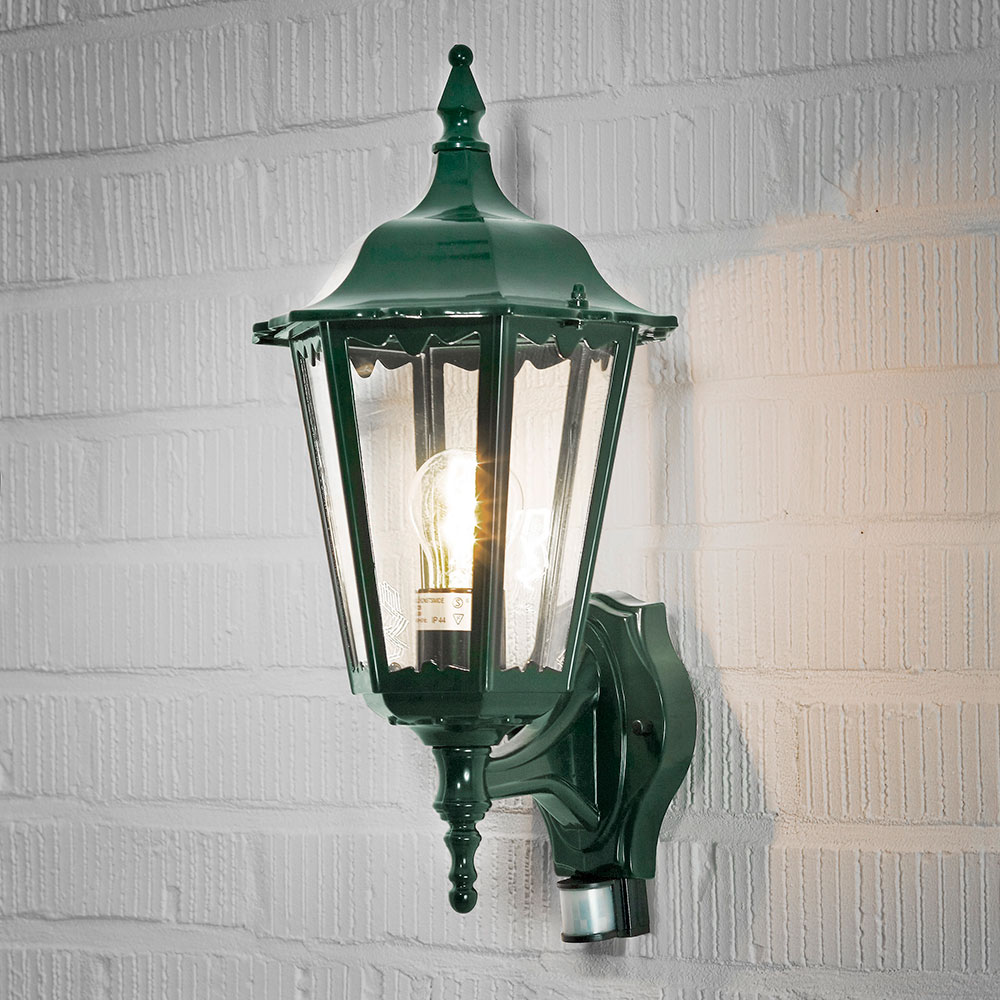 Vegglampe Gnosjö Konstsmide Firenze Opp E27 Bevegelsessensor