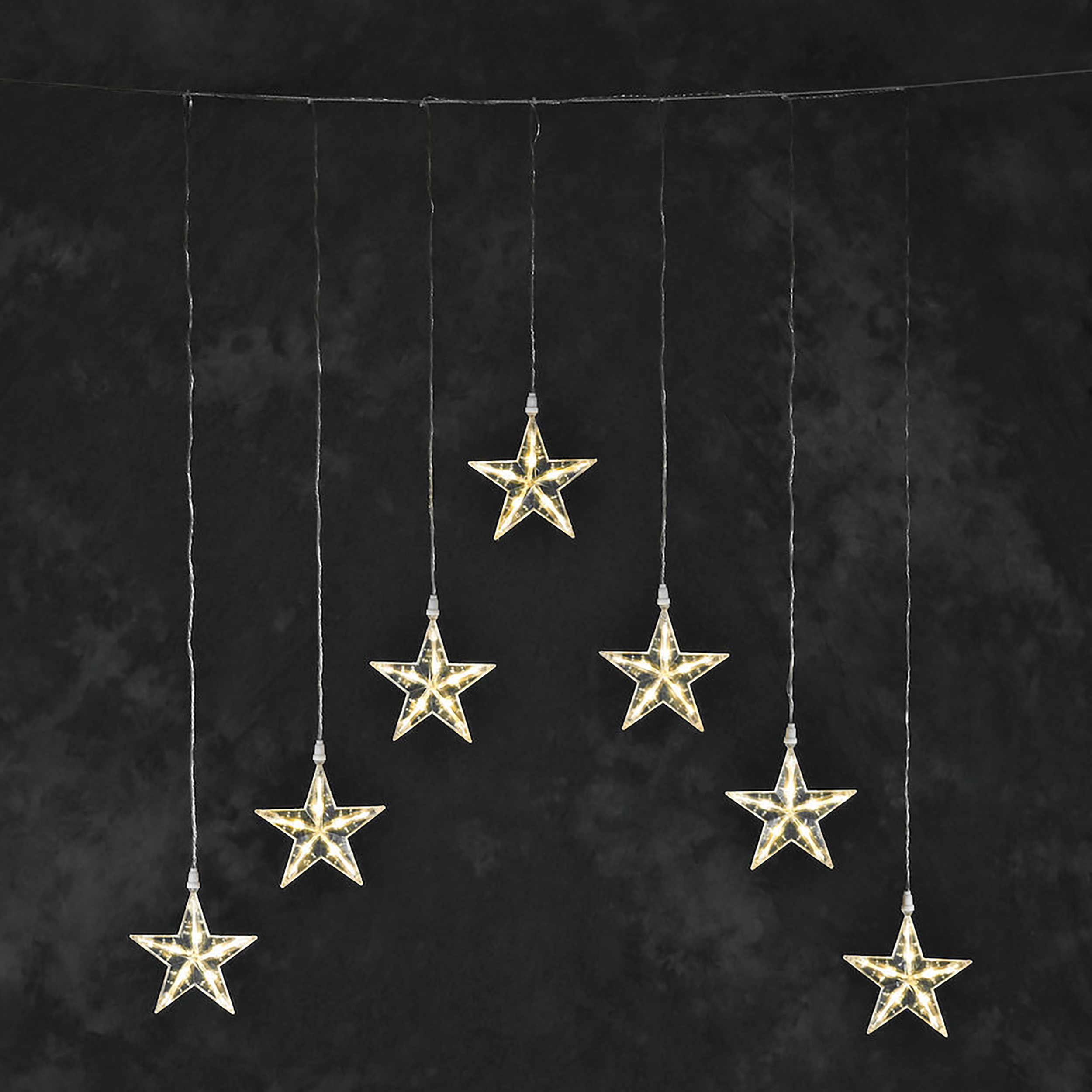 Gardinlenke Gnosjö Konstsmide med stjerner 35L