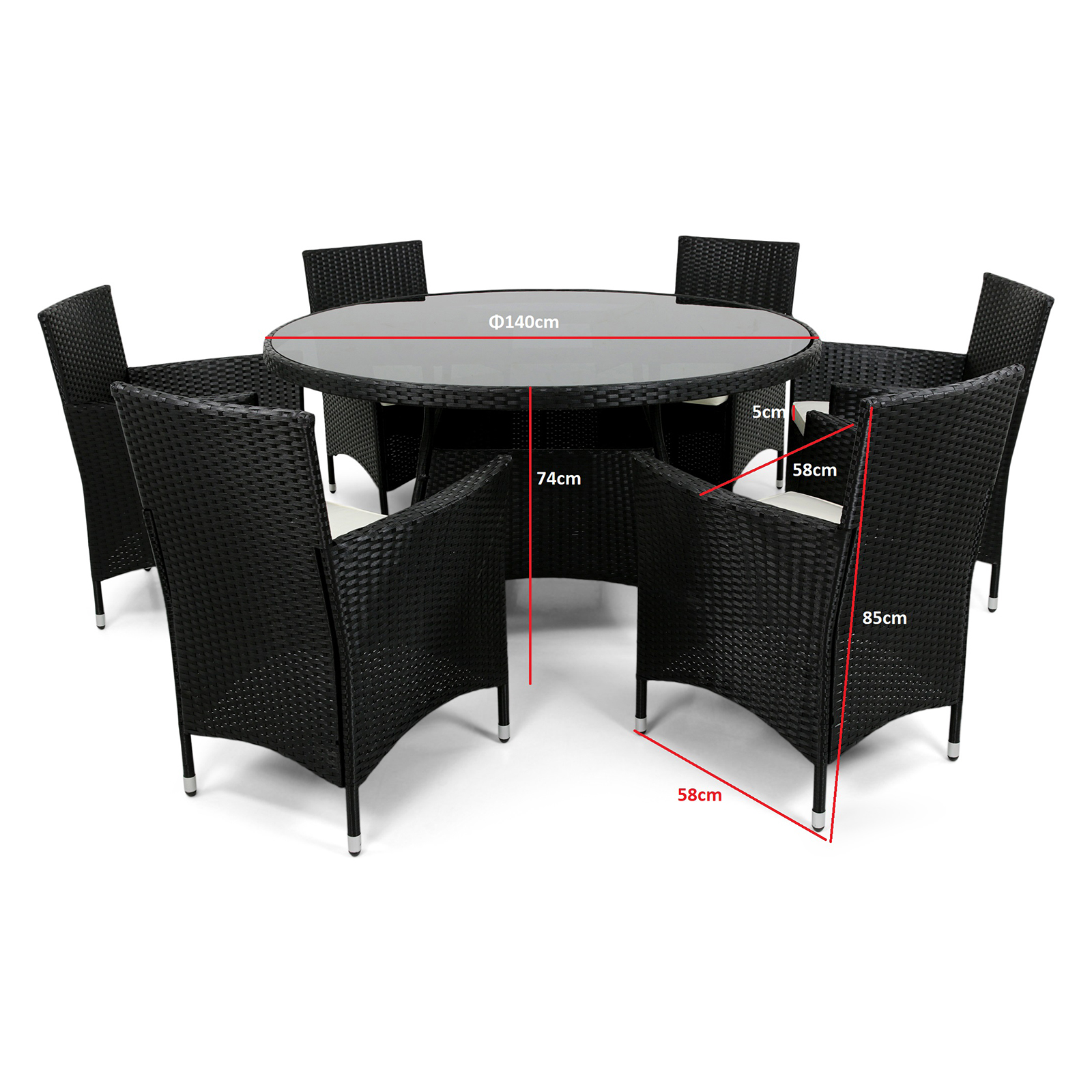 Spisegruppe Lyfco Tylösand Sort