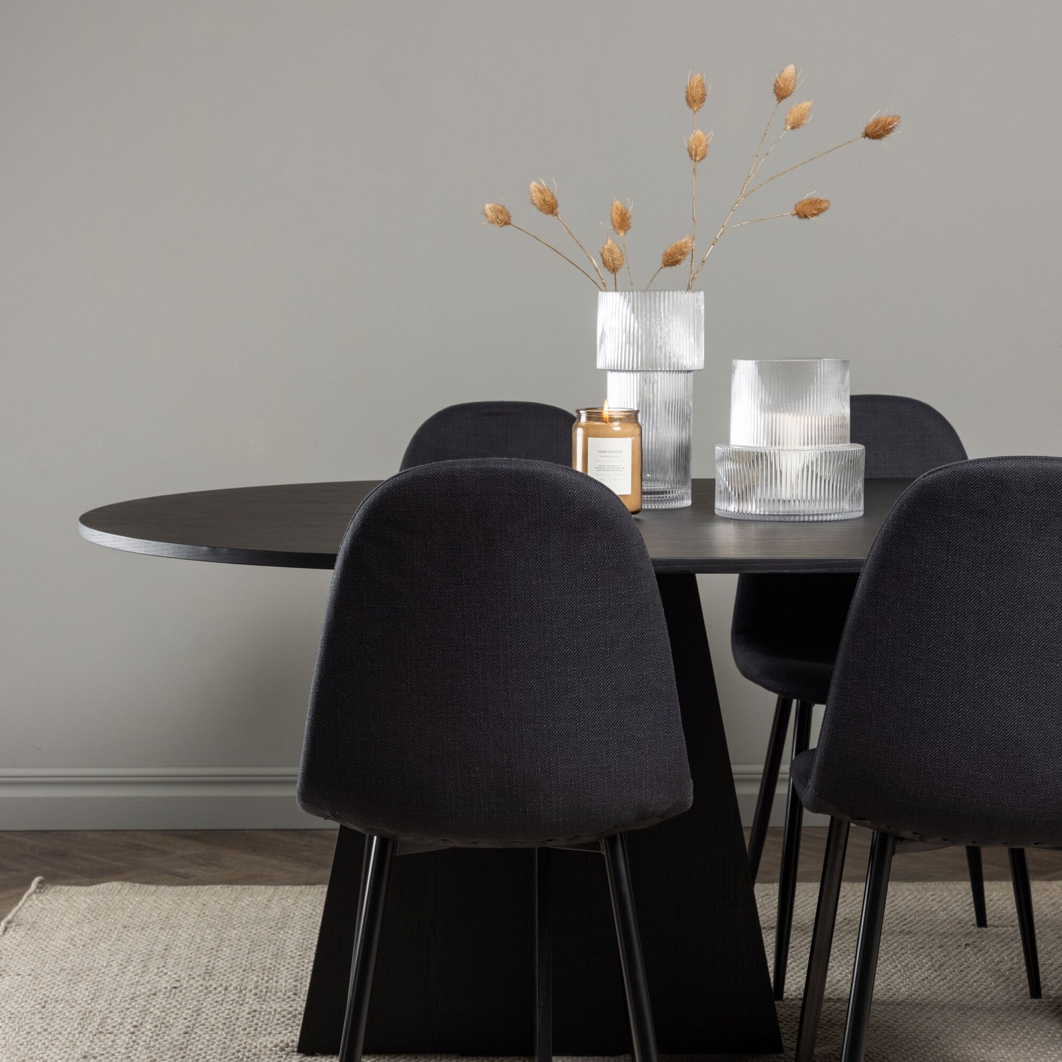 Spisegruppe Venture Home Bootcut Oval med 6 Polar Stoler