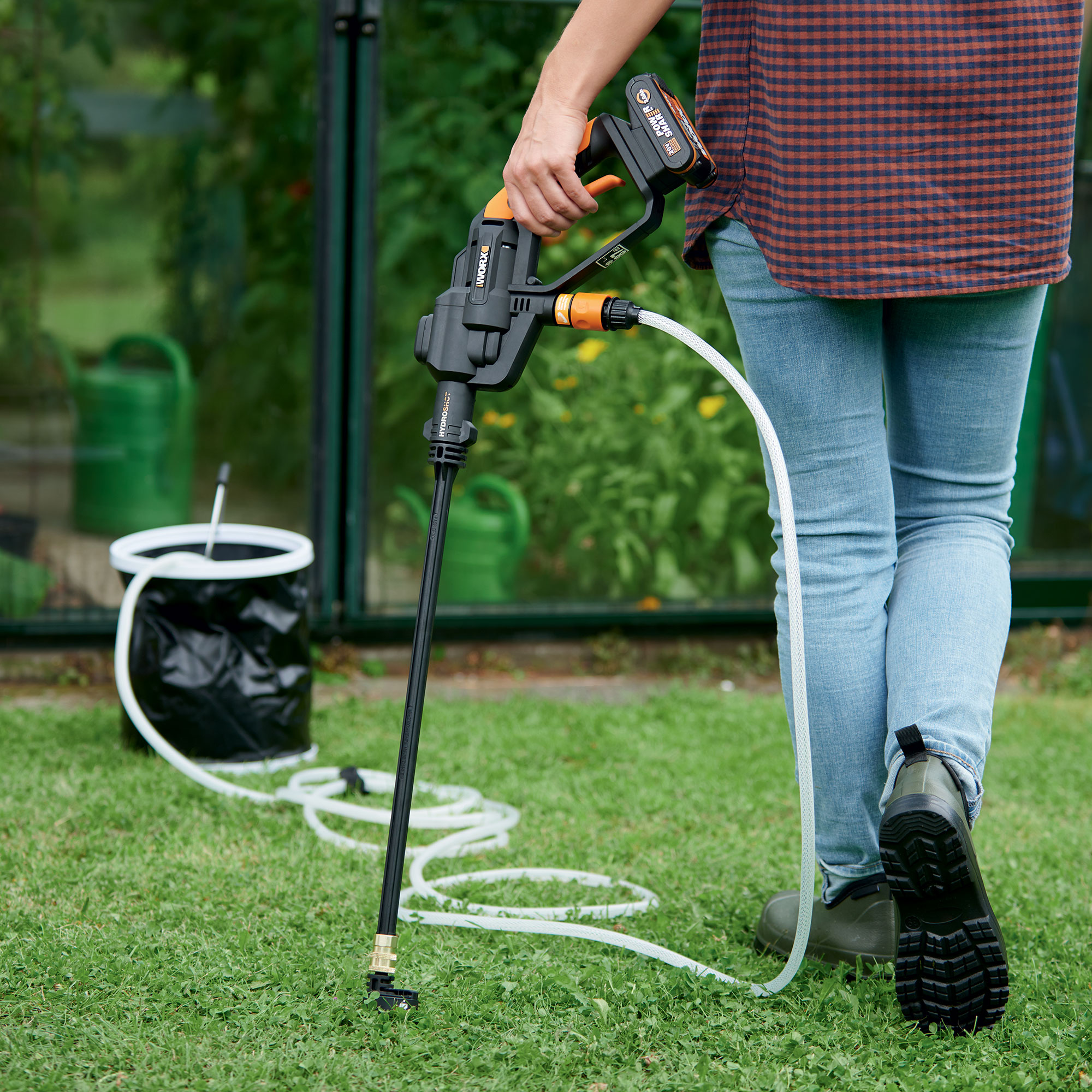 Høytrykksspyler Worx Hydroshot WG620E med Batteri