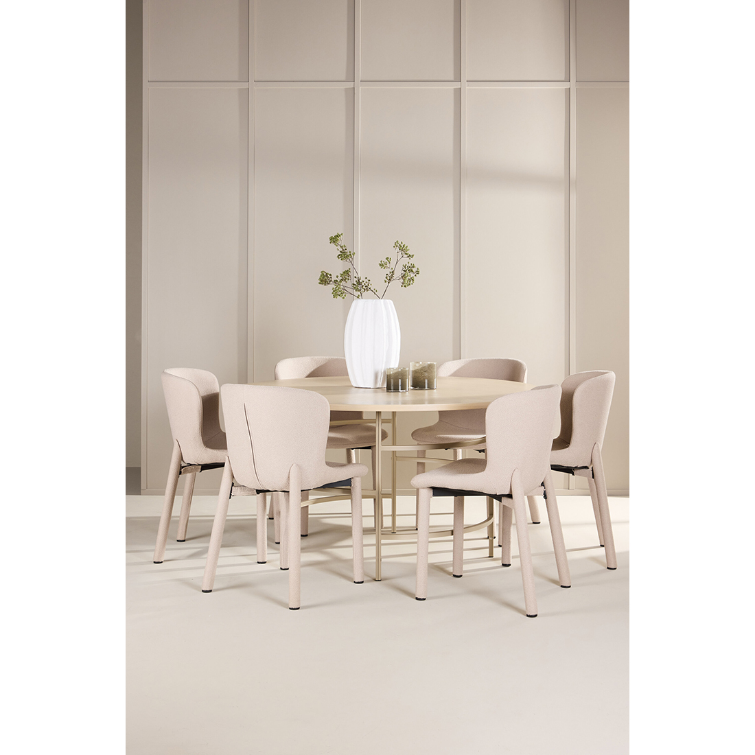 Spisegruppe Venture Home Copenhagen Ø140 cm med 6st Astoria Spisestoler