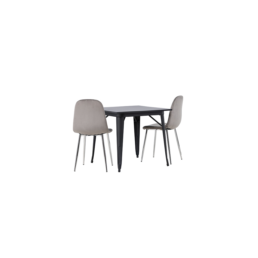 Spisegruppe Venture Home Tempe med 2 stk Eva Stoler
