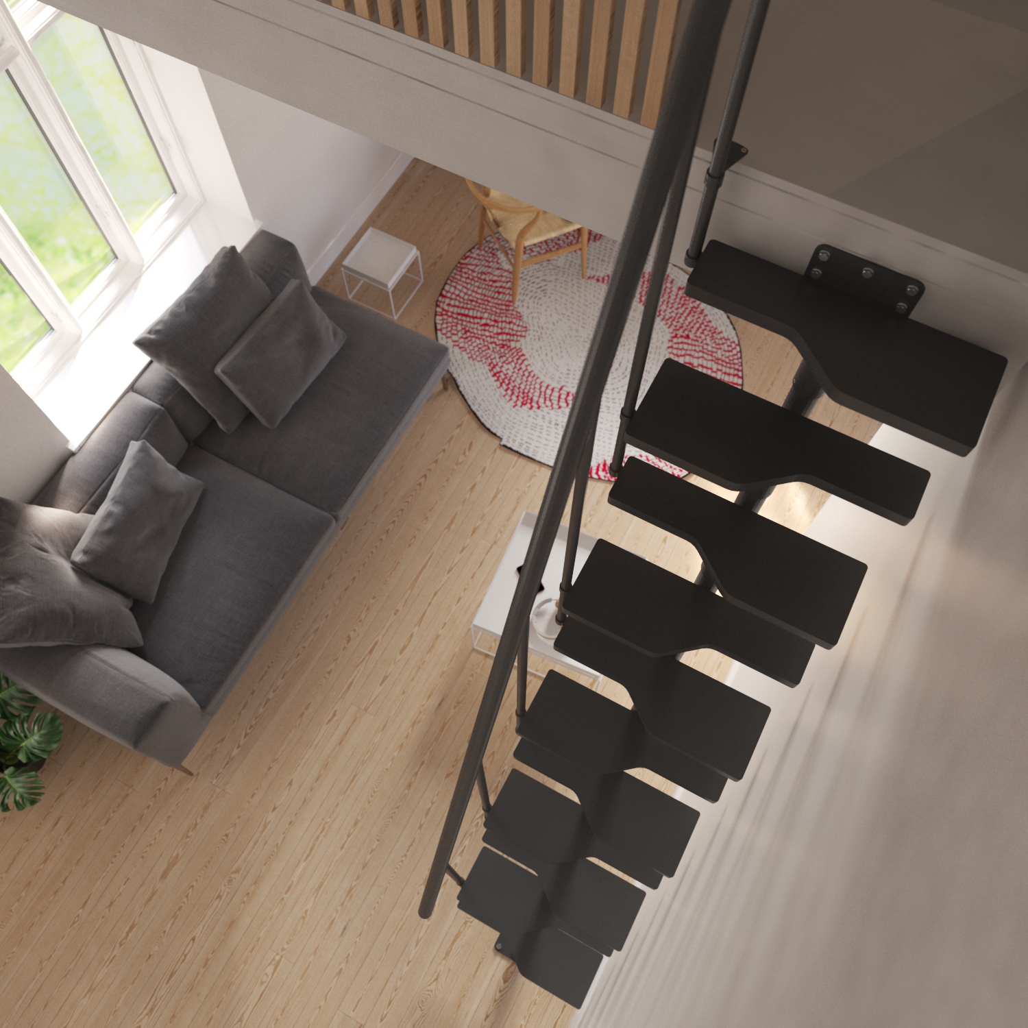 Plassbesparende Trapp Dolle Atlanta Onebox