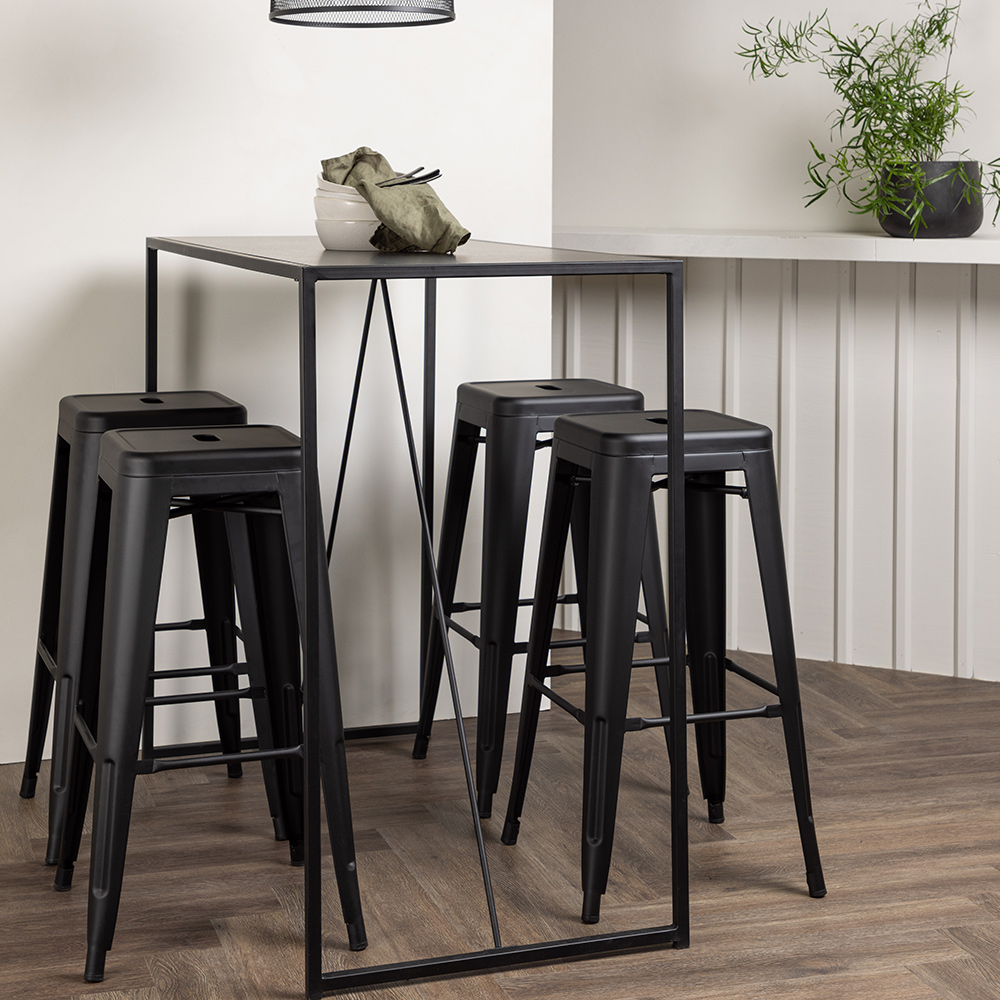 Spisegruppe Venture Home Brea med 4 Tempe Stoler