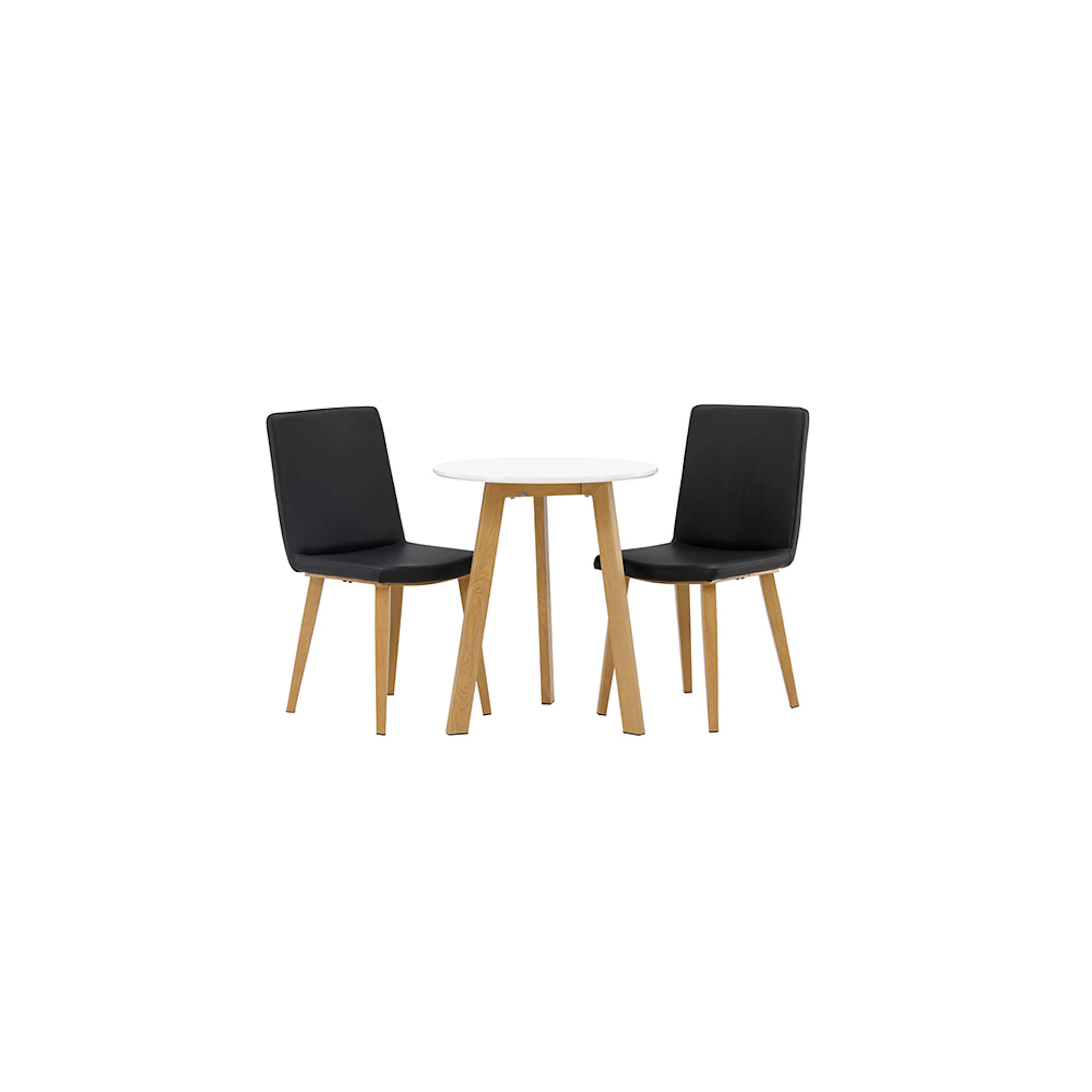 Spisegruppe Venture Home Leonora Ø65 cm med 2 stk Today Stoler