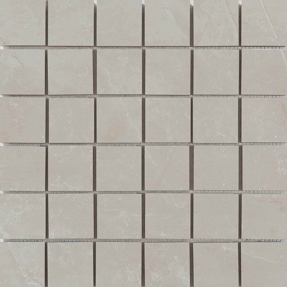 Mosaikk Lhådös Scarlet Marfil 5x5 cm Matt