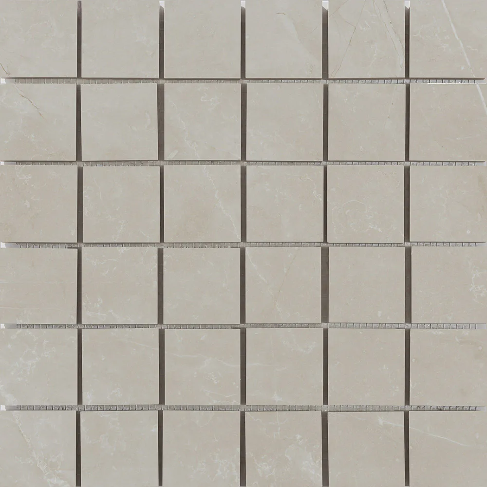 Mosaikk Lhådös Scarlet Marfil 5x5 cm Matt