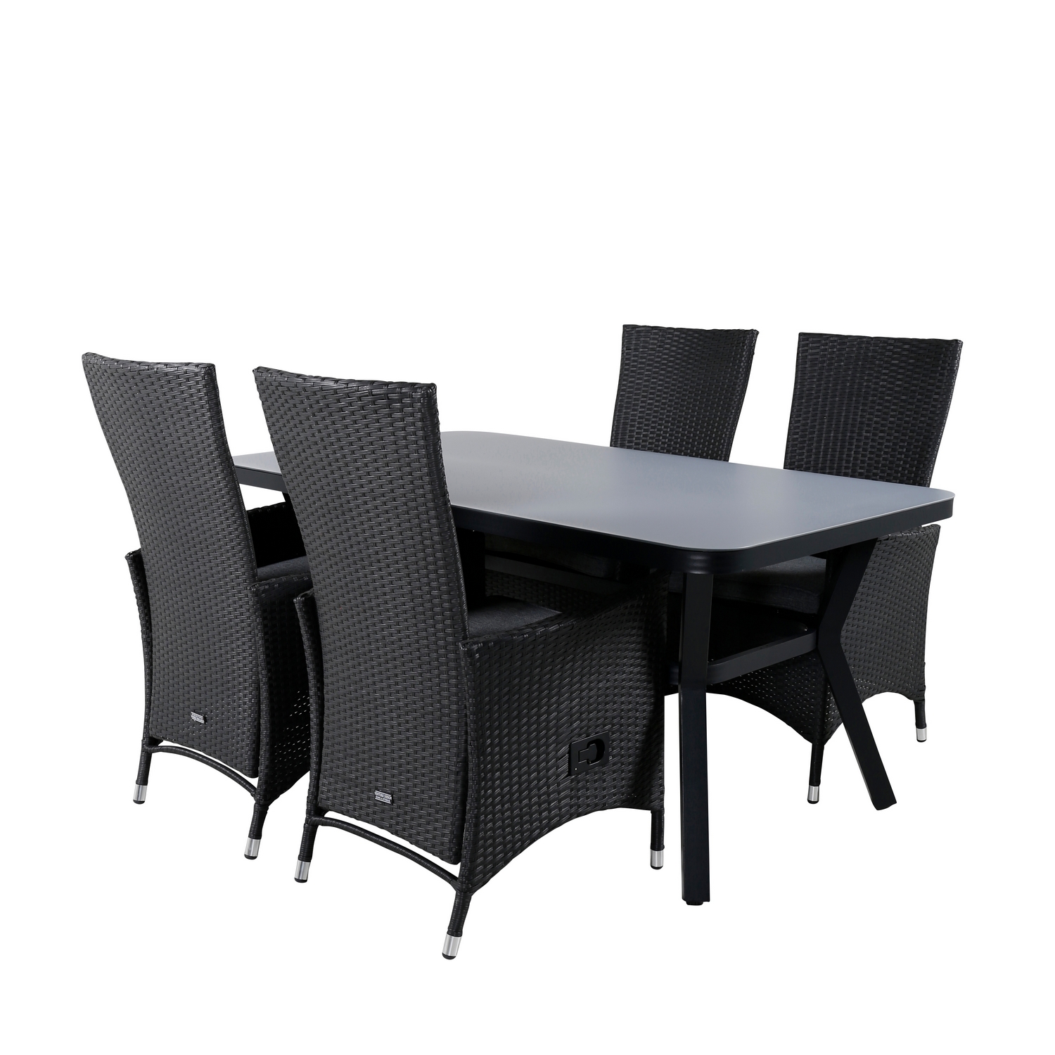 Spisegruppe Venture Home Vyn med 4 Pam Spisestoler