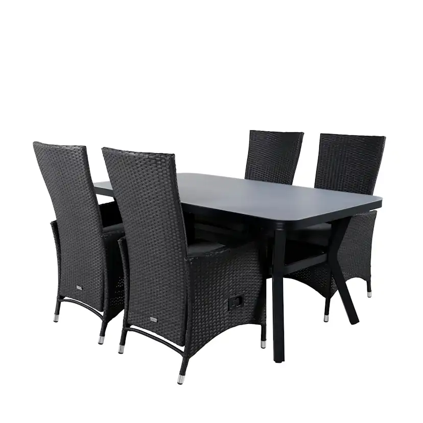 Spisegruppe Venture Home Vyn med 4 Pam Spisestoler