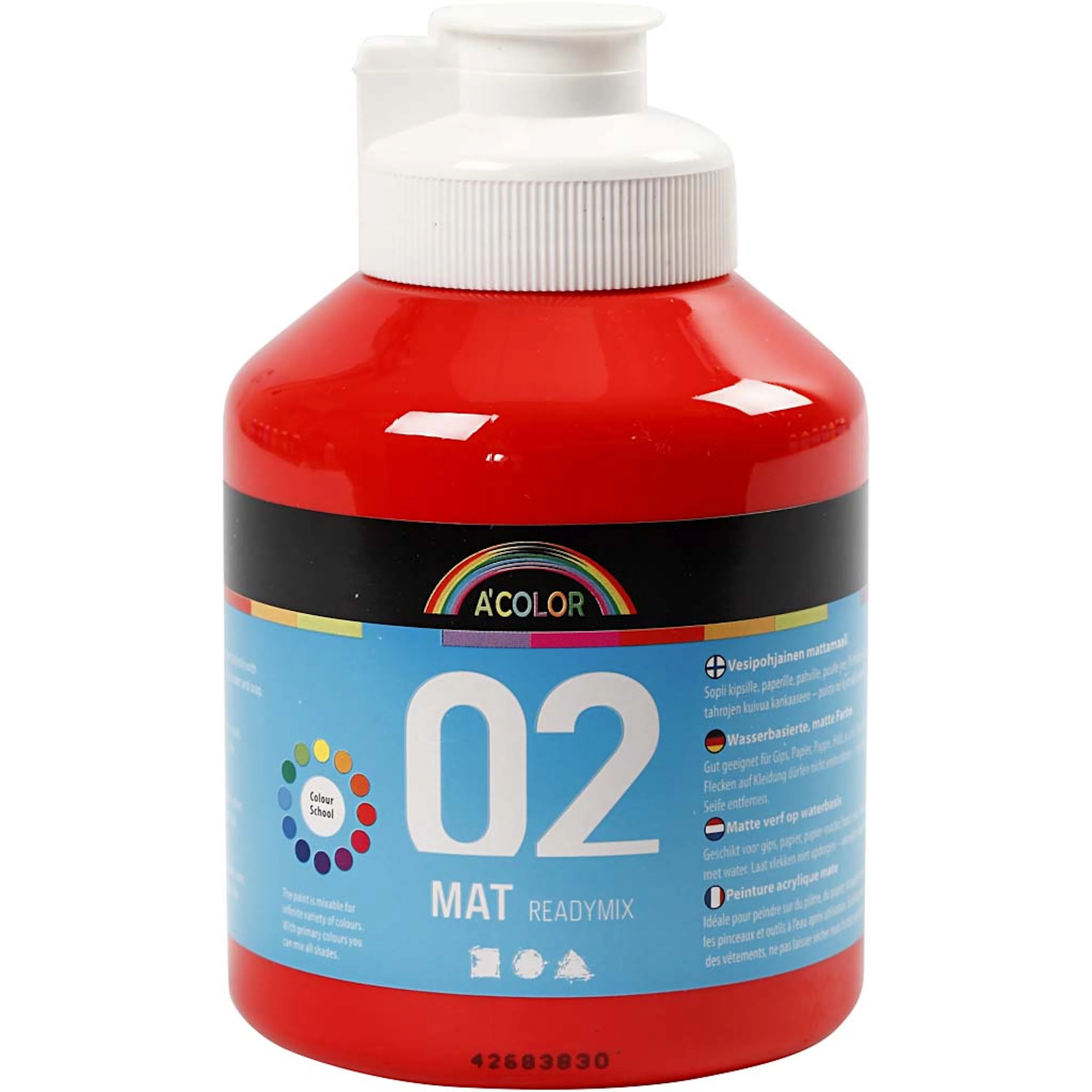 Akrylmaling Creativ Company Readymix A-color Nr 02 Matt 500 ml