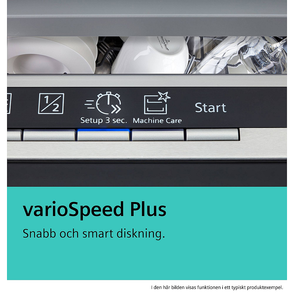 Underbygd Oppvaskmaskin Siemens iQ500 SN15ZW01CS Vit med Smart Uppkoppling