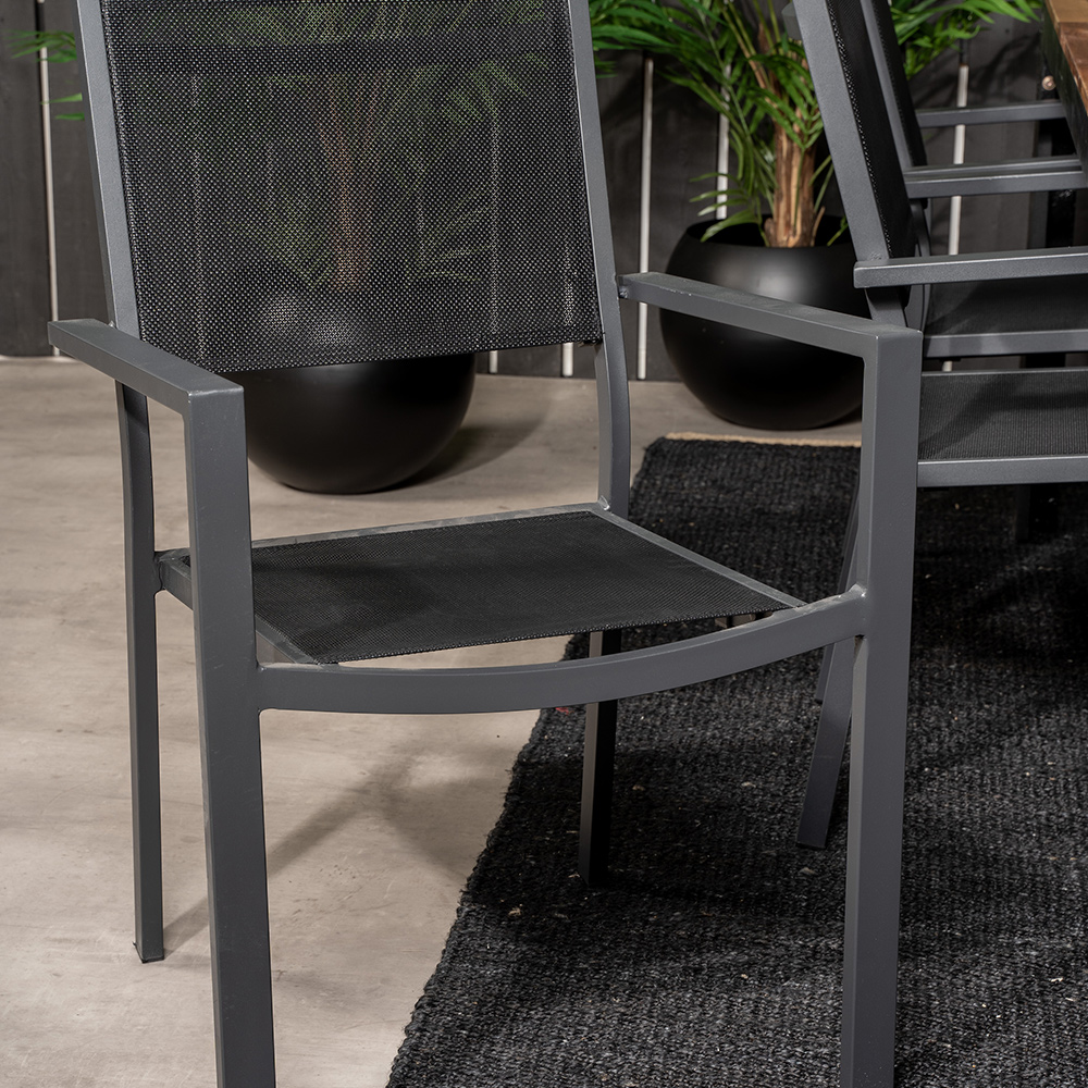 Spisegruppe Venture Home Berfin med 6 Copacabana Spisestoler