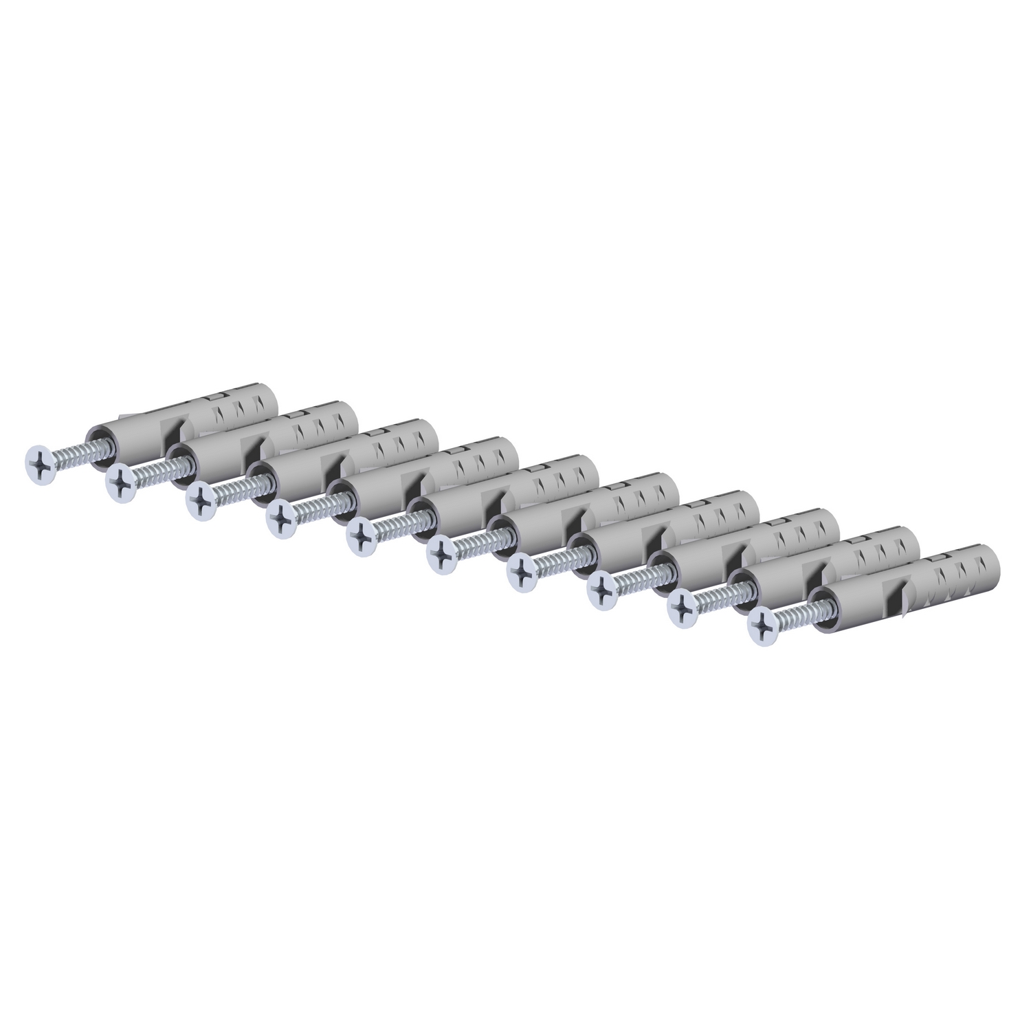 Skruer & Plugger Lundbergs Wide 10-Pk