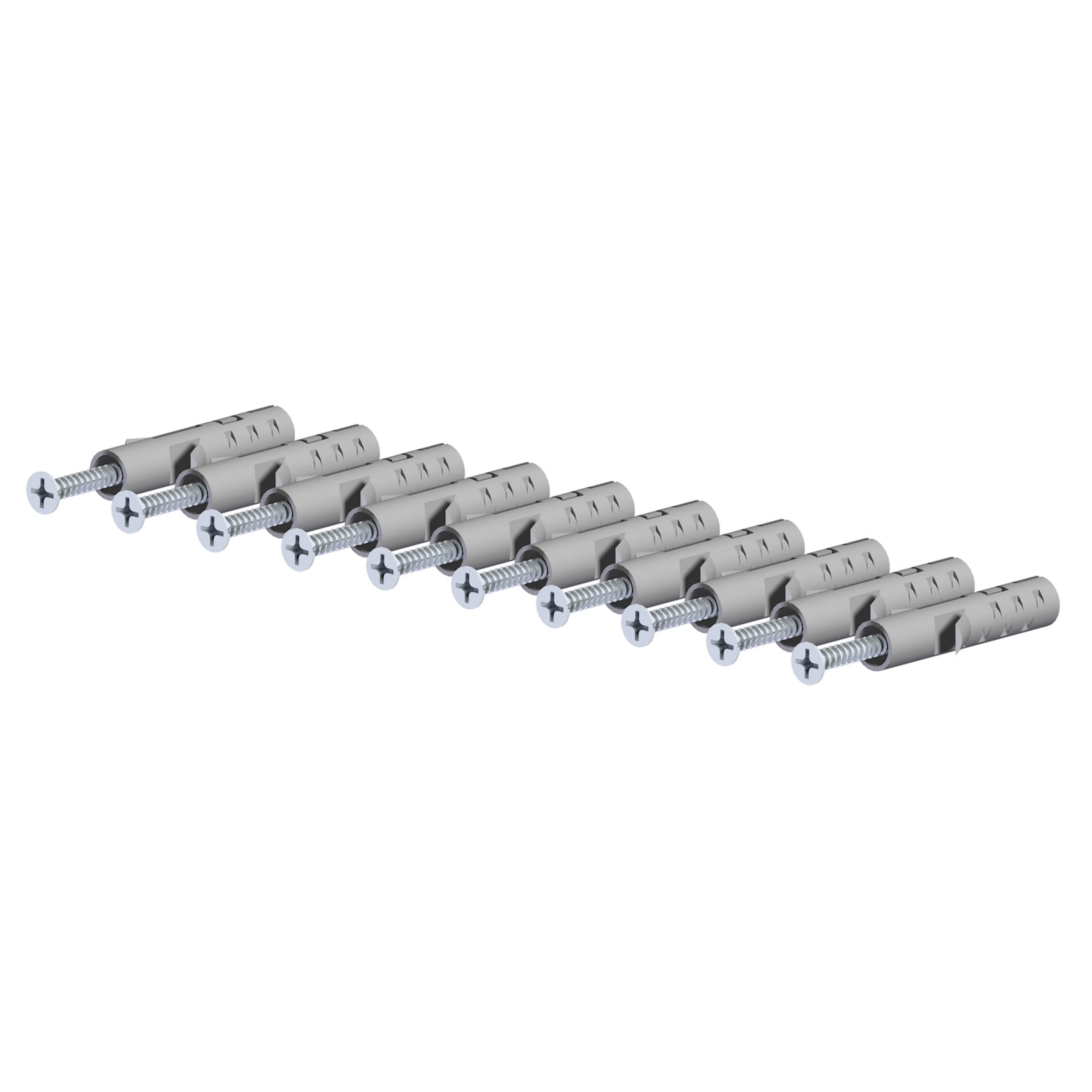 Skruer & Plugger Lundbergs Wide 10-Pk