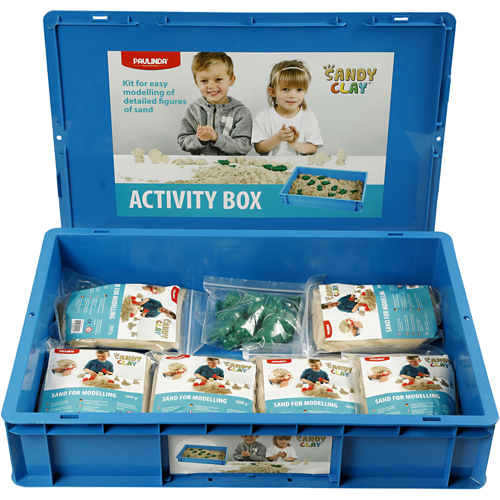 Lekesand Creativ Company Sandy Clay H12 cm Str 40x60 cm 6 Kg/1 Pk