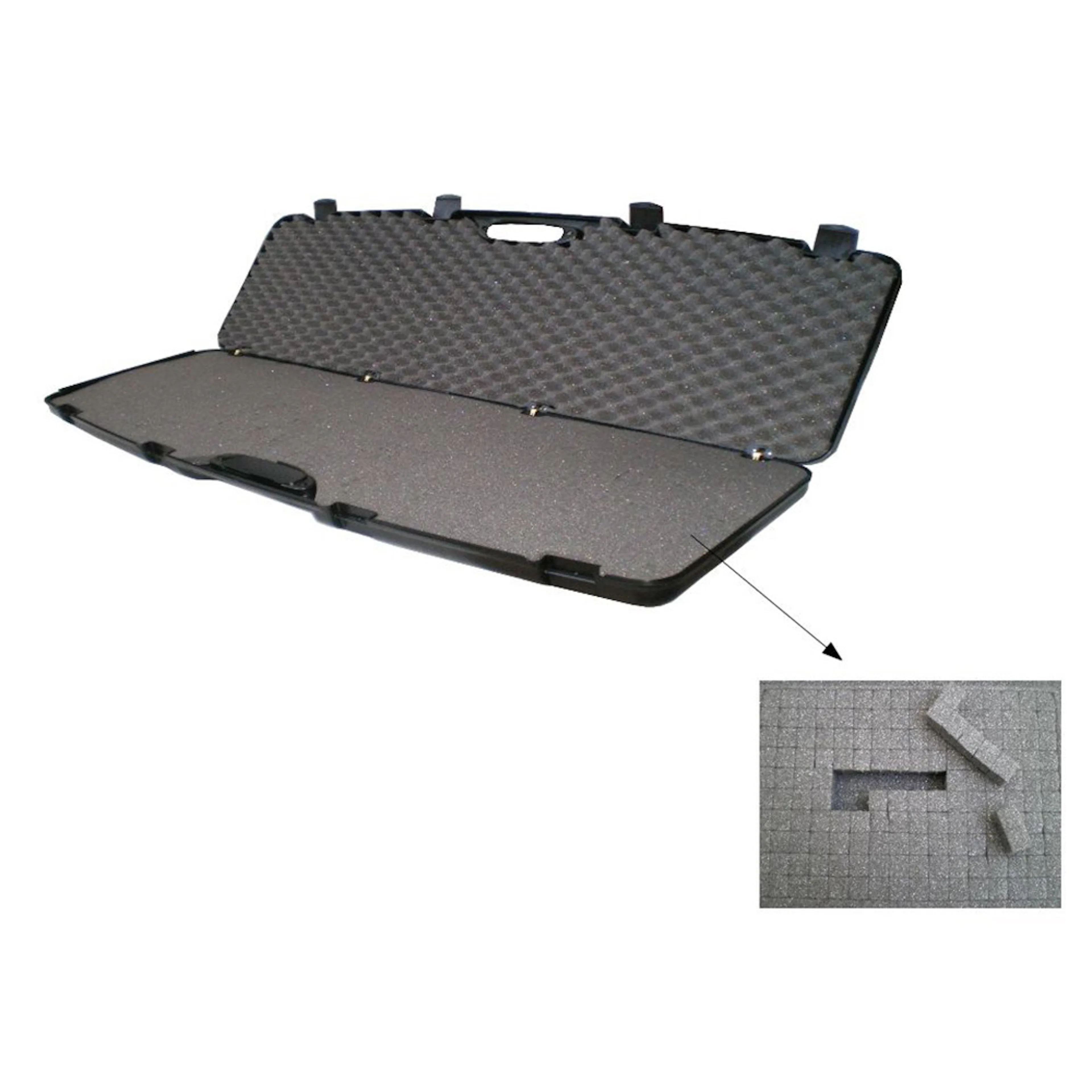 Vapenkoffert 140x30x11, Anpas Mål 140x30x11