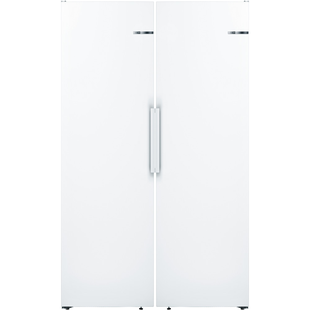 Kjøl/Frys Pakke Bosch KSV36NWEP + GSN36VWEP Serie 2 186 cm Hvit
