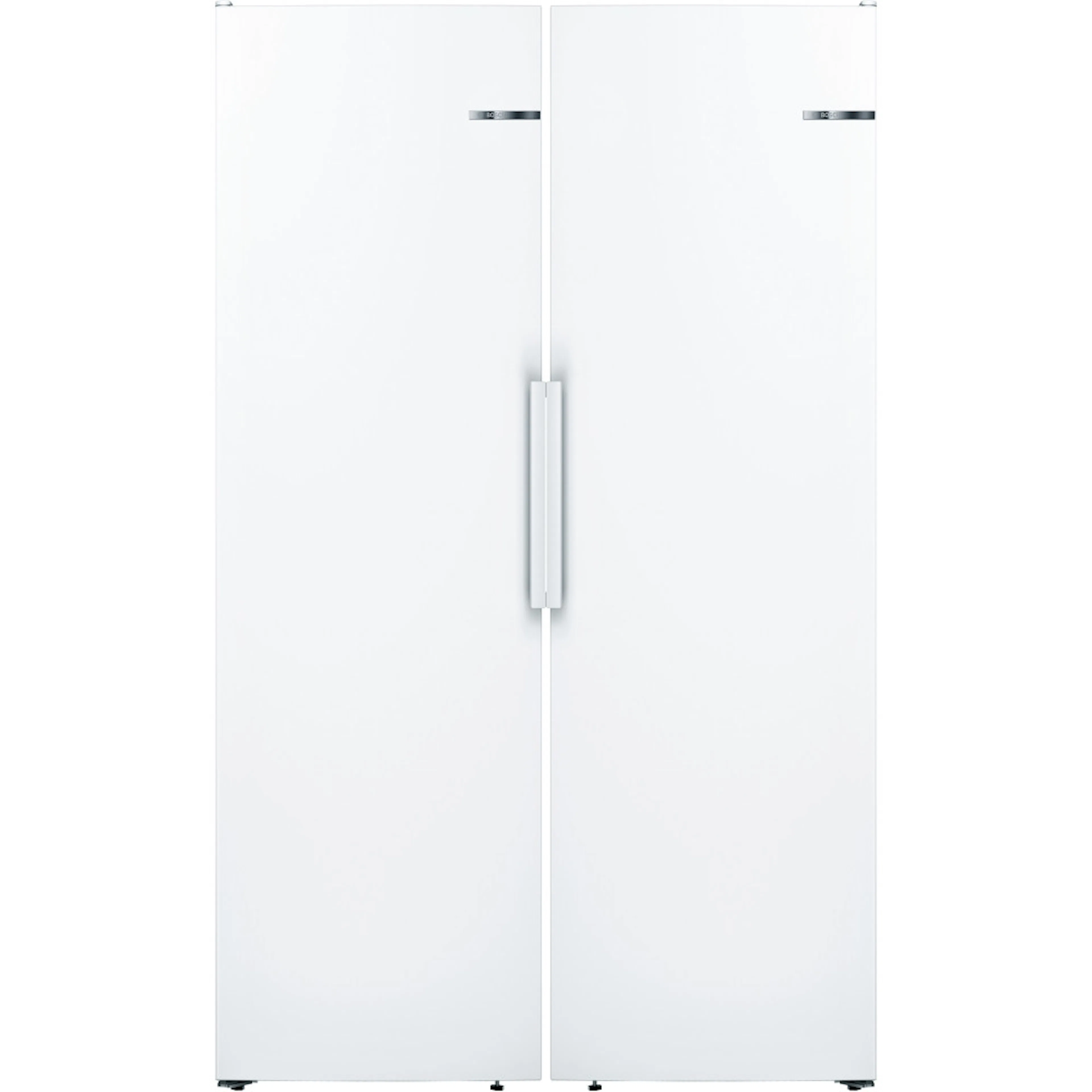 Kjøl/Frys Pakke Bosch KSV36NWEP + GSN36VWEP Serie 2 186 cm Hvit