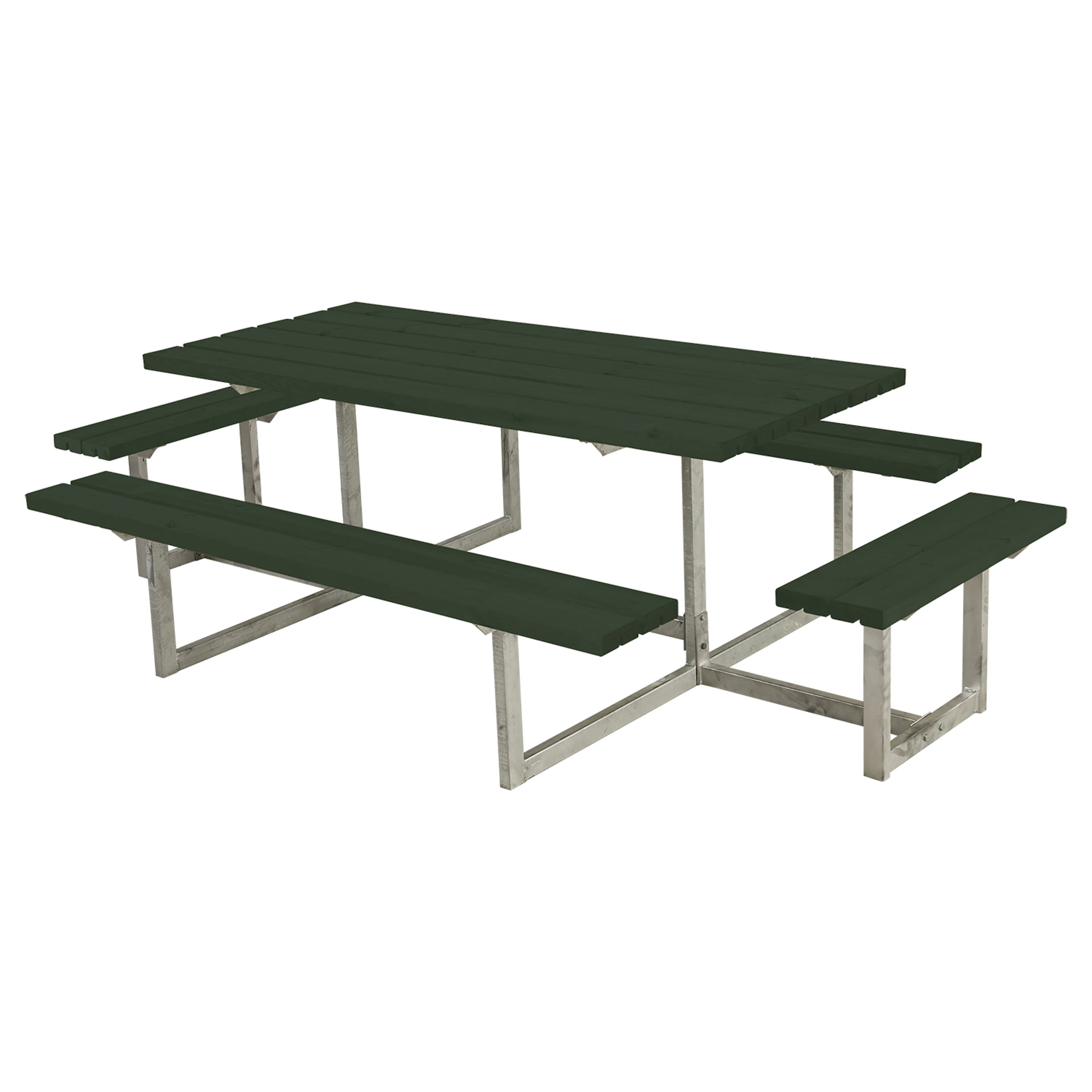 Piknikbord PLUS Basic med Påbygning 260 cm Grønn