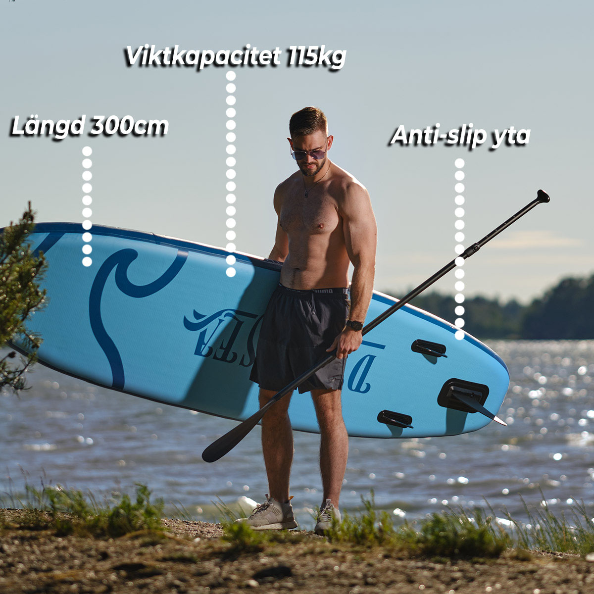 SUP-Brett Deep Sea Kajakk Pro 2-pack