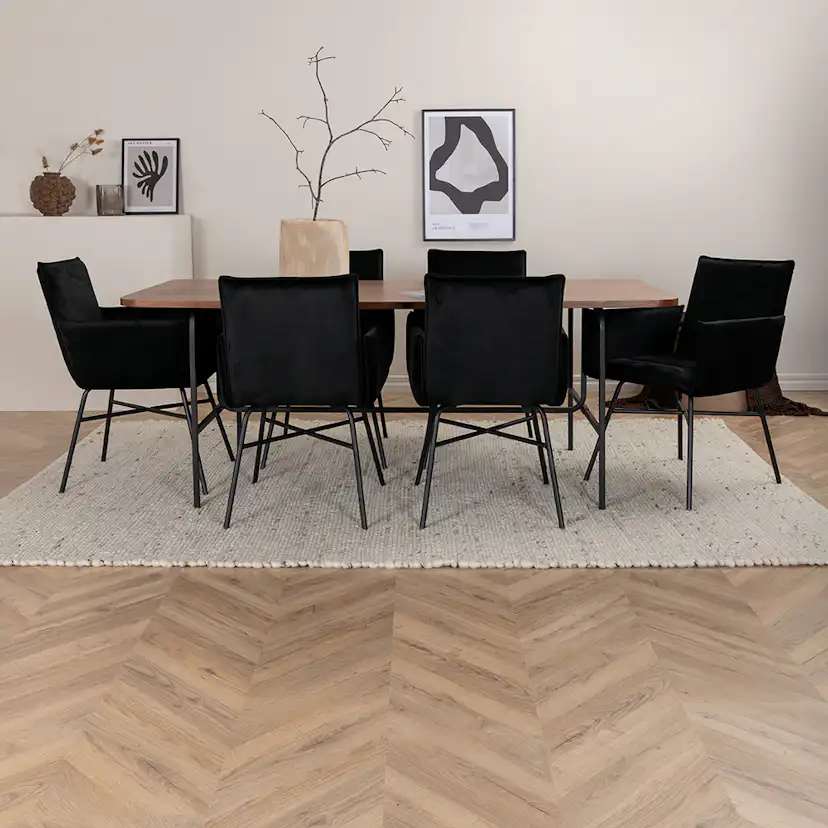 Spisegruppe Venture Home Chicago Spisebord og Annika Spisestol