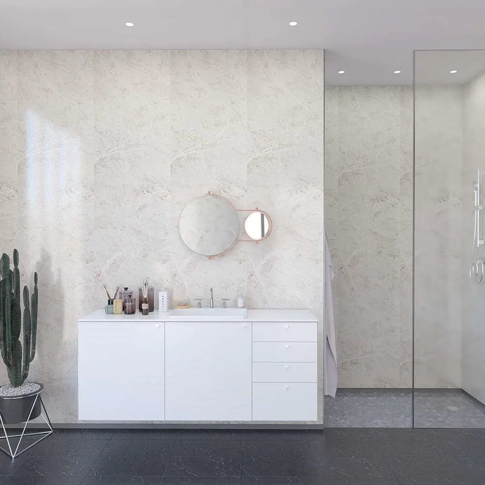 Baderomspanel Fibo 2273-00 S White Marble