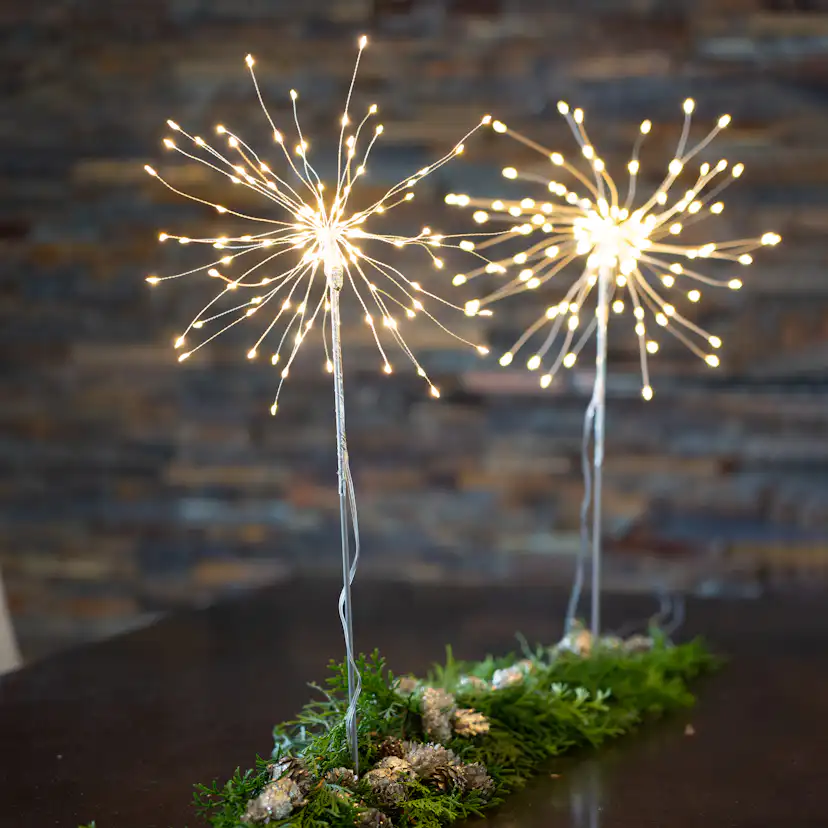 Adventsstjerne Star Trading På Fot Firework 120 LSil