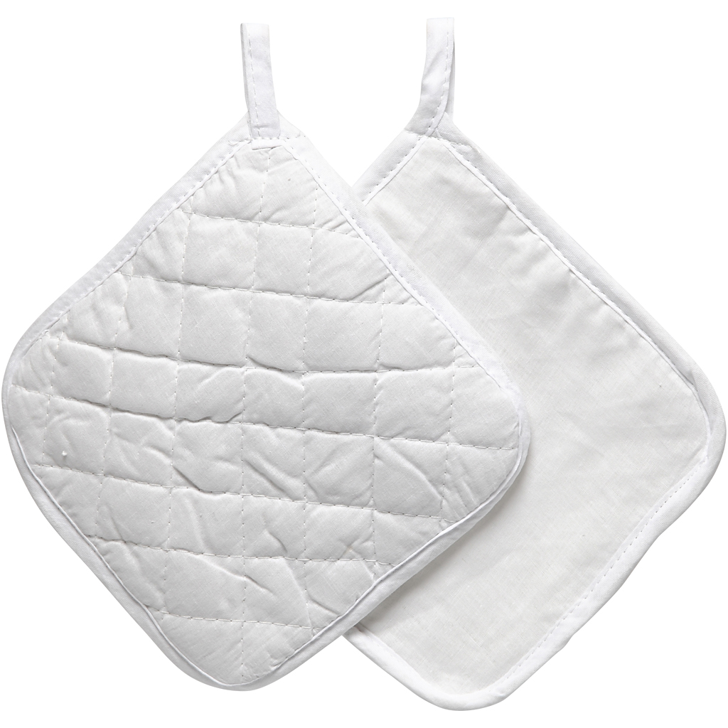 Grytekluter Creativ Company Str 20x20 cm Hvit 1 Par