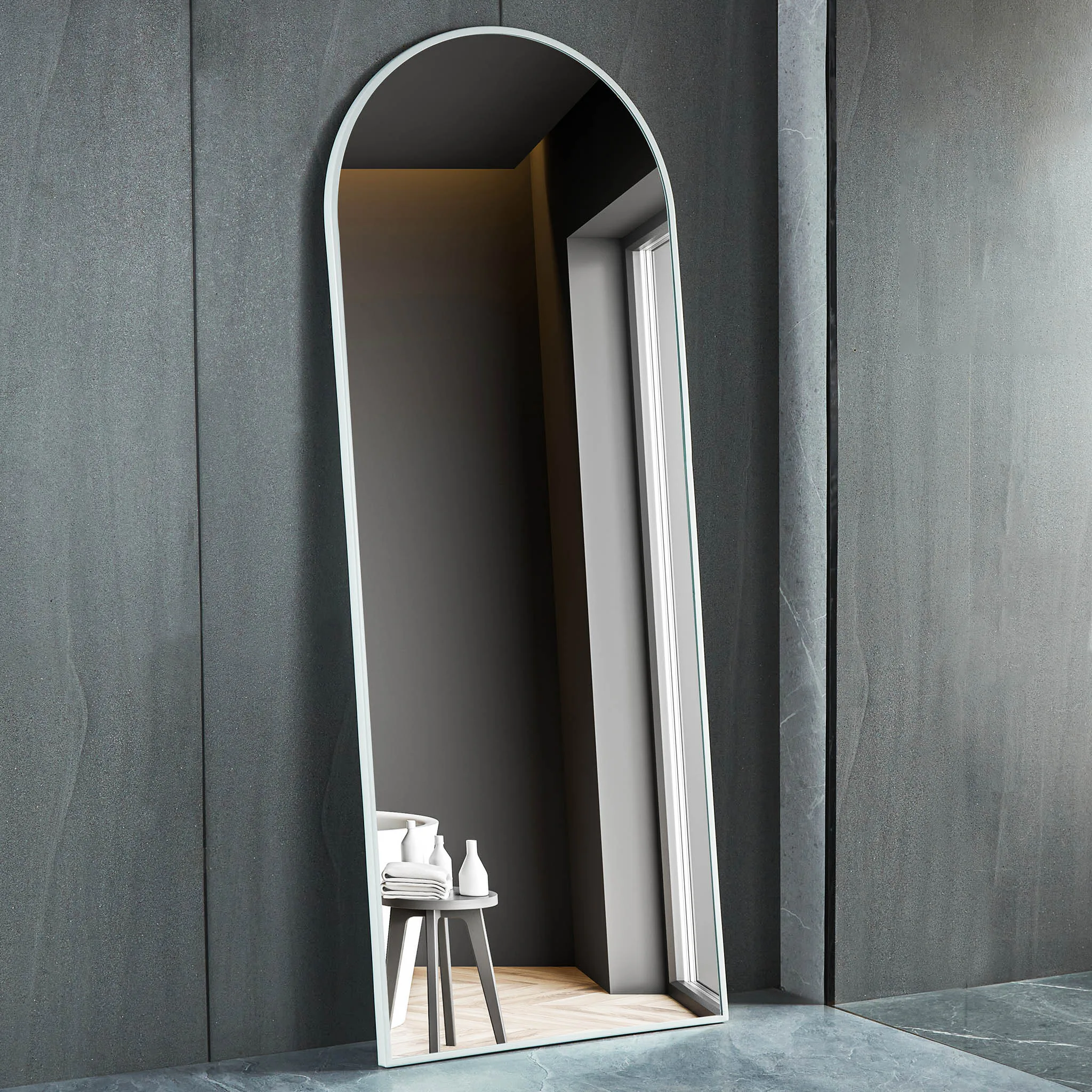Gulvspeil Lyfco Rund 700x1850mm
