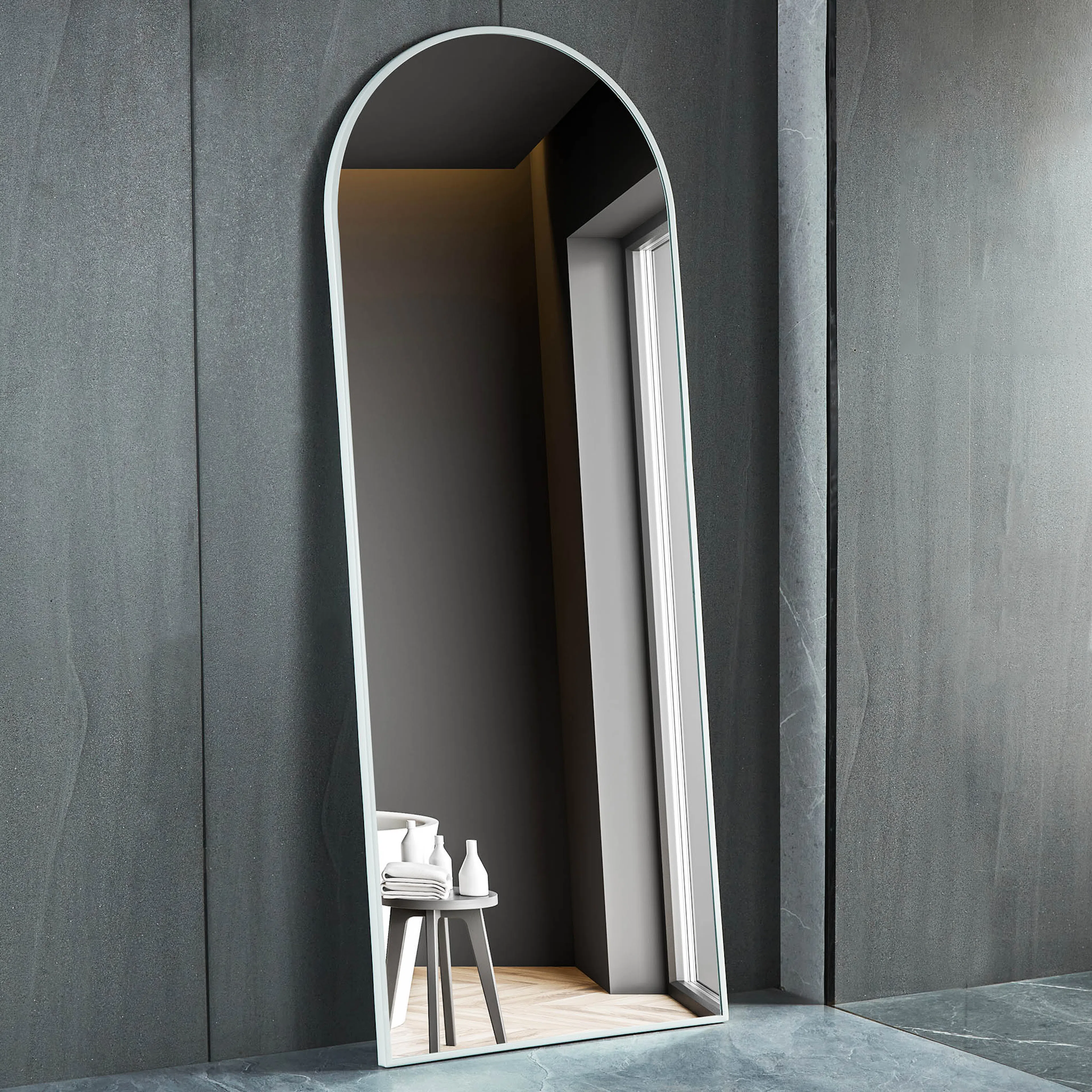 Gulvspeil Lyfco Rund 700x1850mm