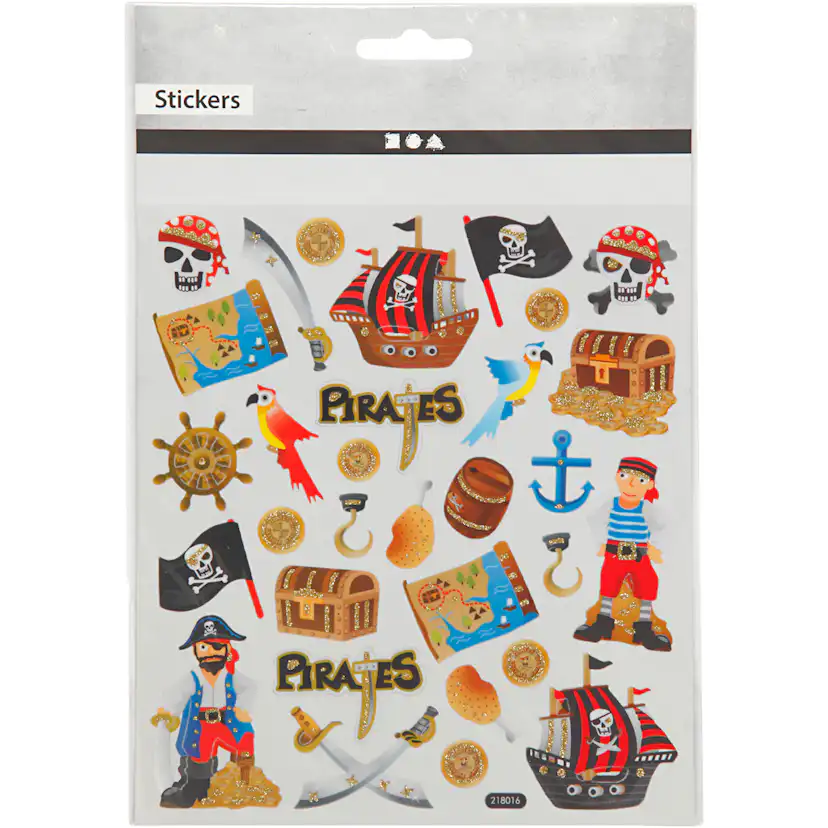 Klistremerker Creativ Company Pirater 15x16,5 cm